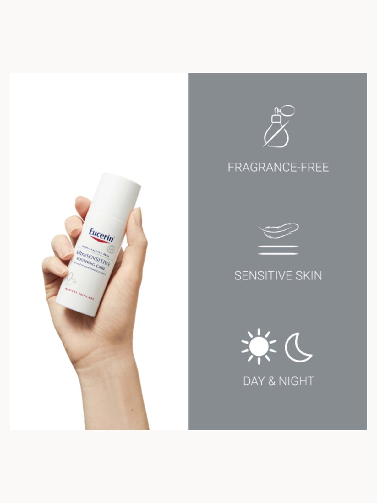 Eucerin UltraSensitive Soothing Care for Normal/Combination Skin 50ml 3