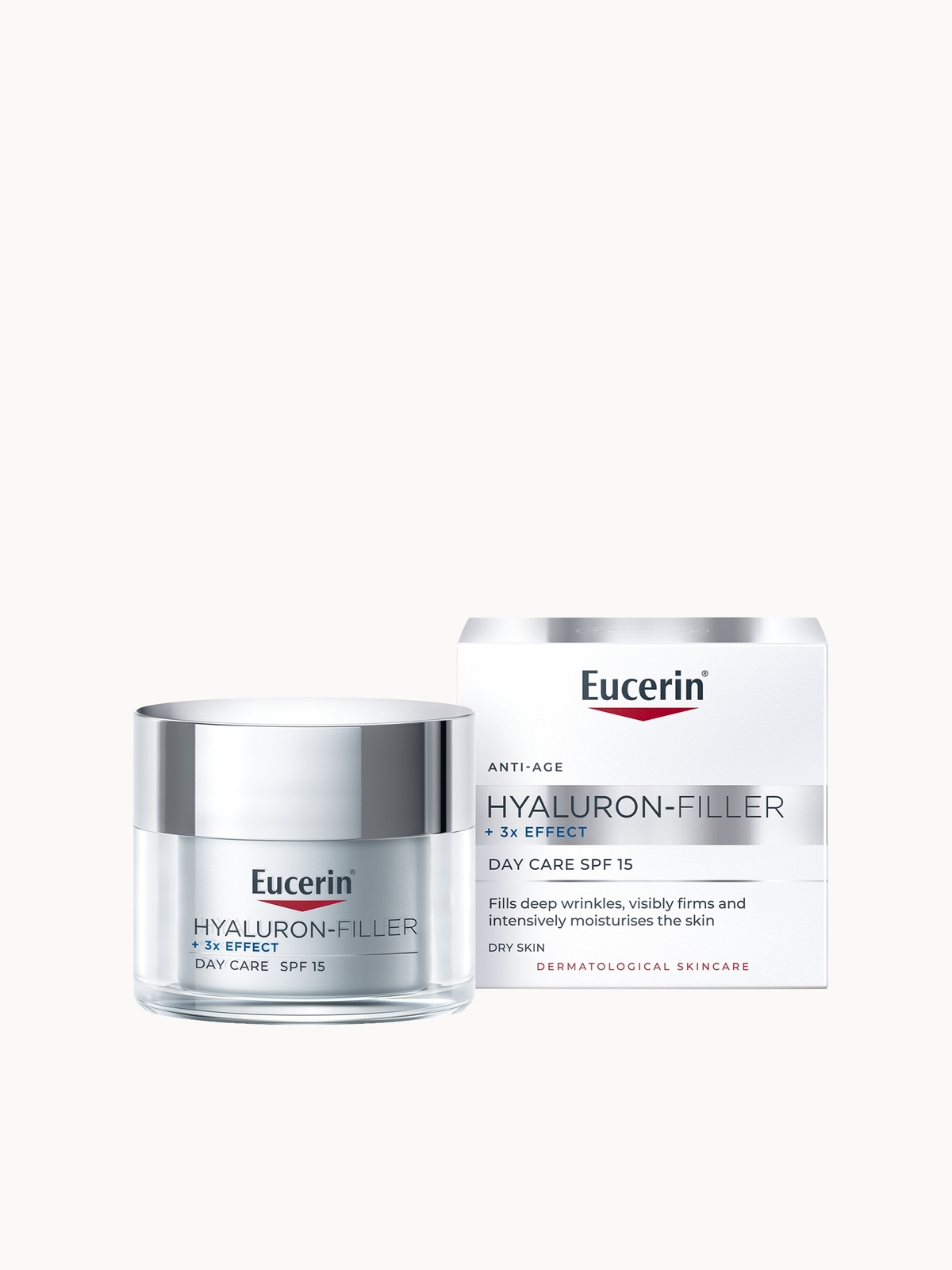 Eucerin® Anti-Age Hyaluron-Filler Day Cream for Dry Skin SPF15 + UVA Protection (50ml)