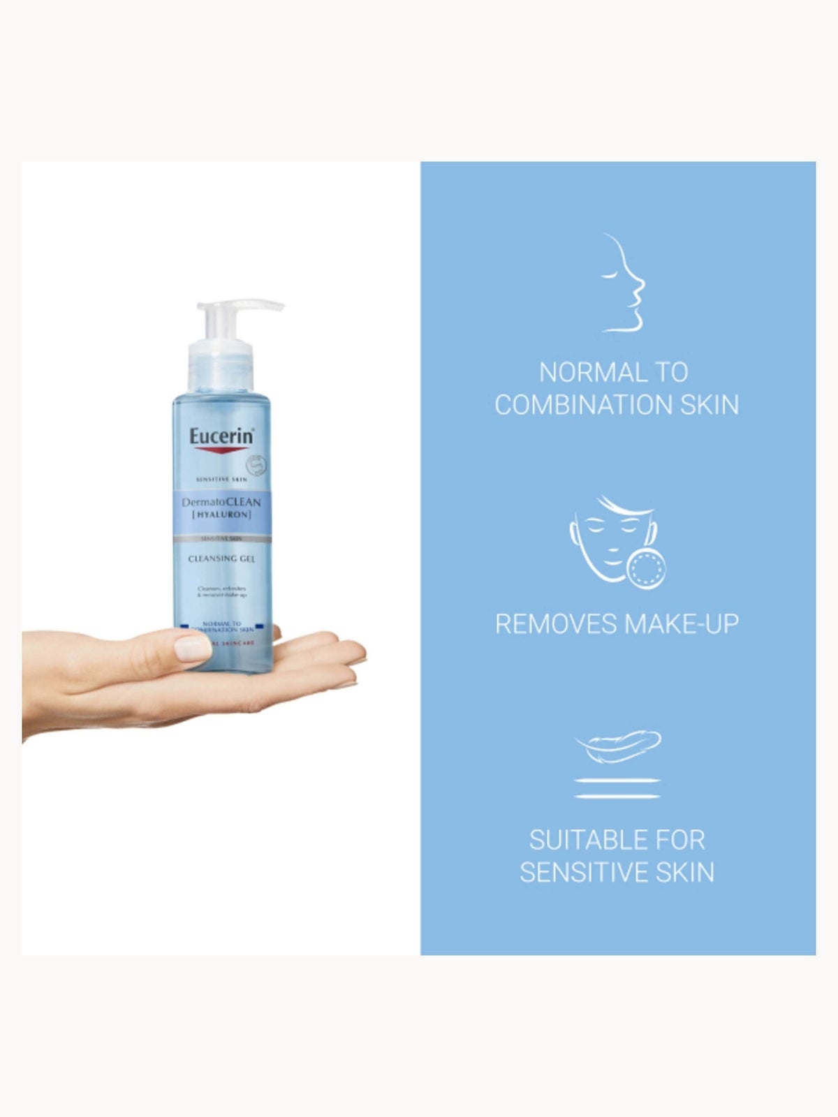 Eucerin DermatoClean Refreshing Cleansing Gel 200ml 3