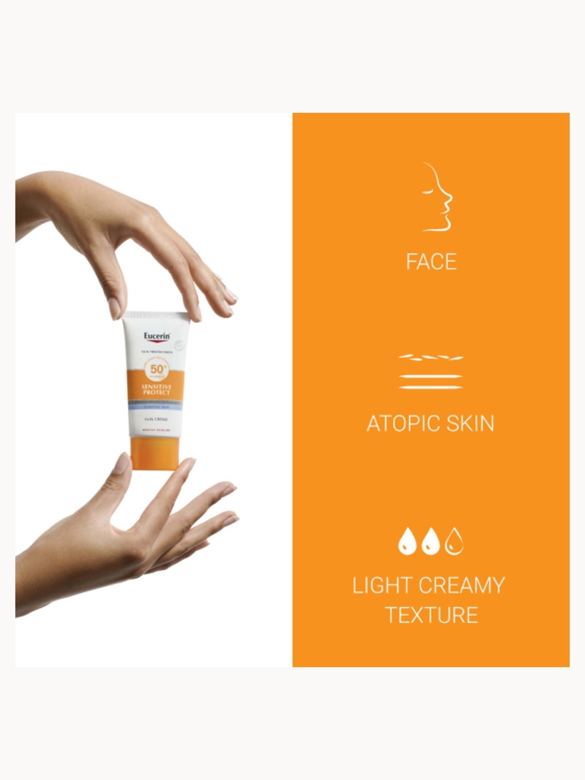 Eucerin Sensitive Protect Sun Lotion Extra Light SPF 50+ 50ml 3