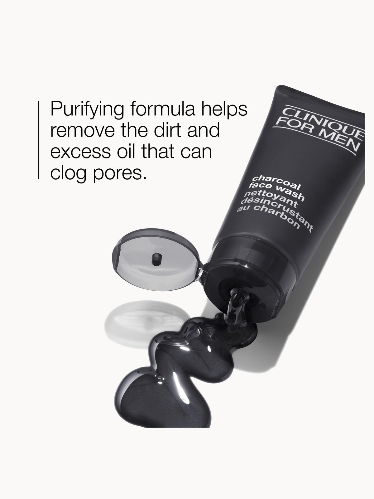 Clinique for Men Charcoal Face Wash 200ml 2