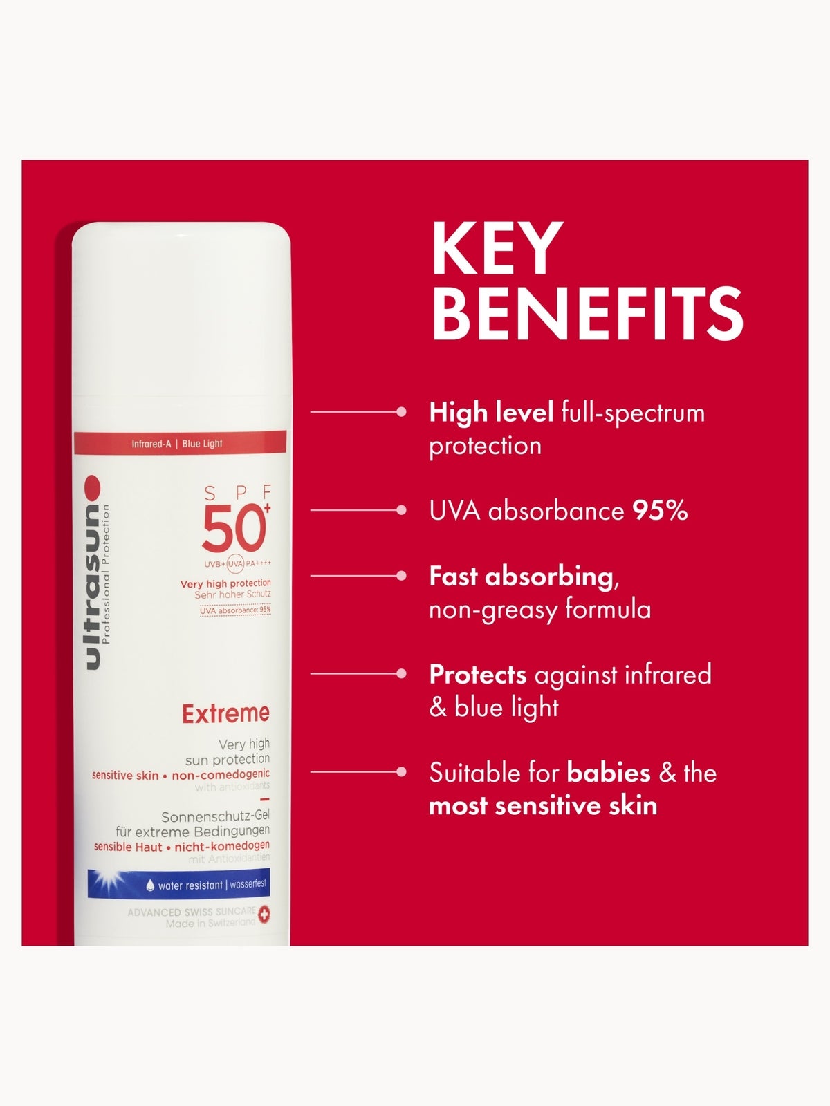 Ultrasun SPF 50+ Extreme Sun Lotion (400ml) 2