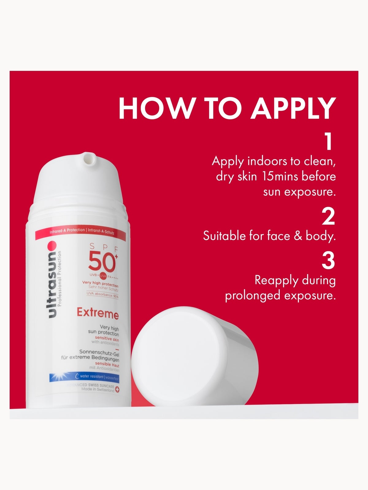 Ultrasun SPF 50+ Extreme Sun Lotion (400ml) 4