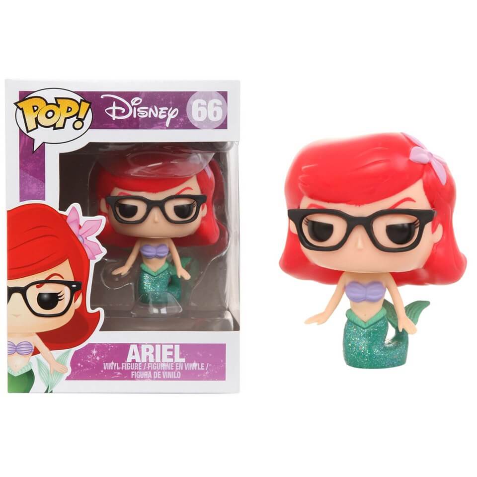 En Oferta Disney The Little Mermaid Ariel Nerd Hipster Funko Pop! Vinyl
