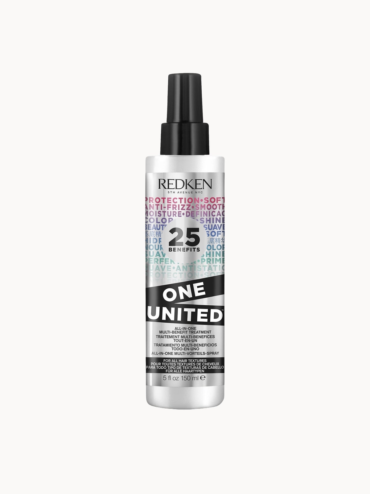 Redken One United Multi-Benefit Treatment Spray, 25 Benefits, Heat Protection, Detangling and Conditioning 150ml
