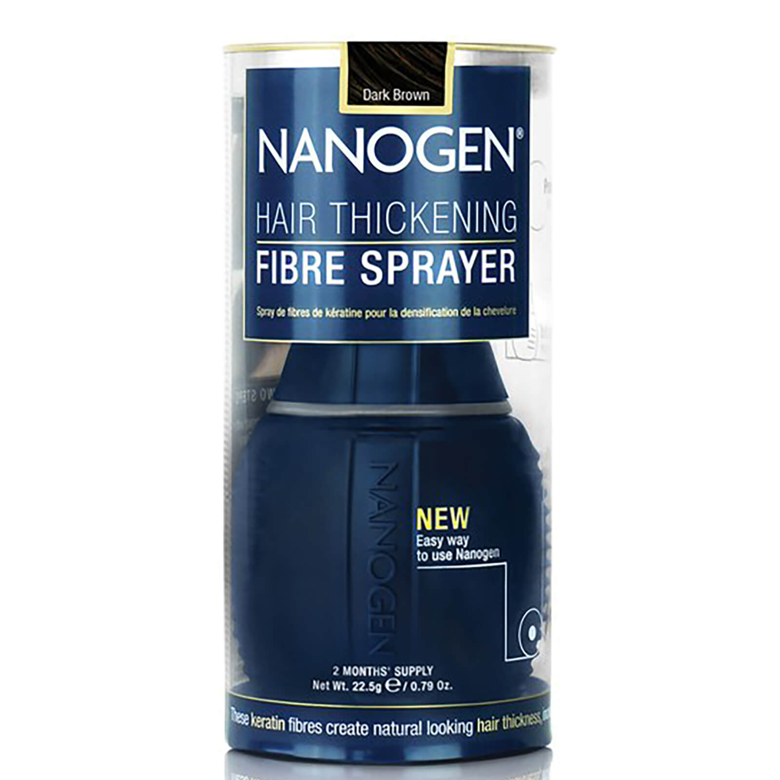 

Темно-коричневый распылитель загущающих волокон Nanogen Fibre Sprayer Dark Brown (22,5 г)