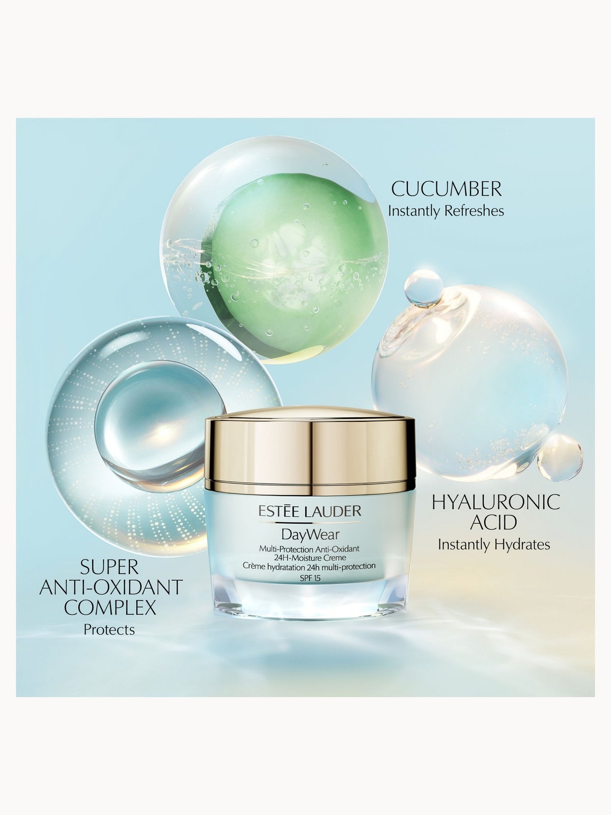 Estée Lauder DayWear Multi-Protection 24H-Moisturiser Creme SPF15 for Normal/Combination Skin 50ml 4