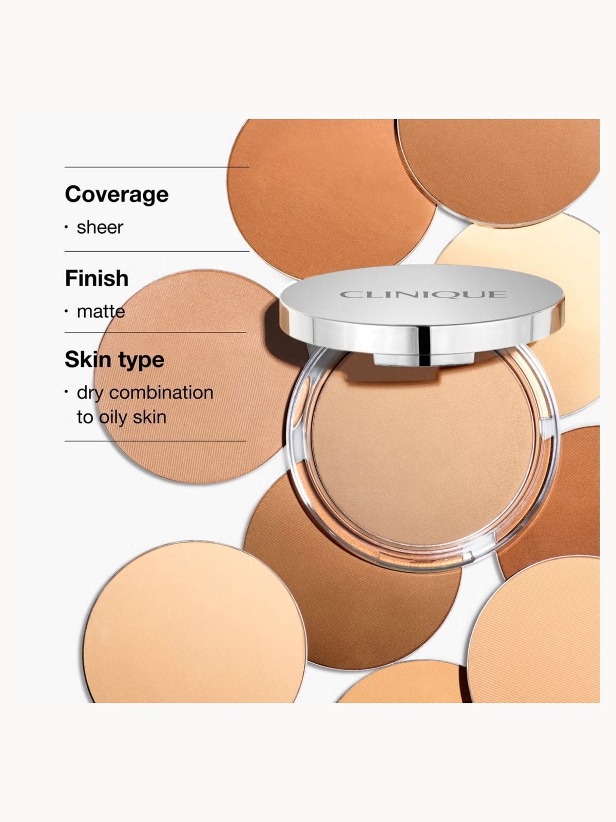 Clinique Stay-Matte Sheer Pressed Powder Oil-Free 7.6g (Various Shades), photo 3