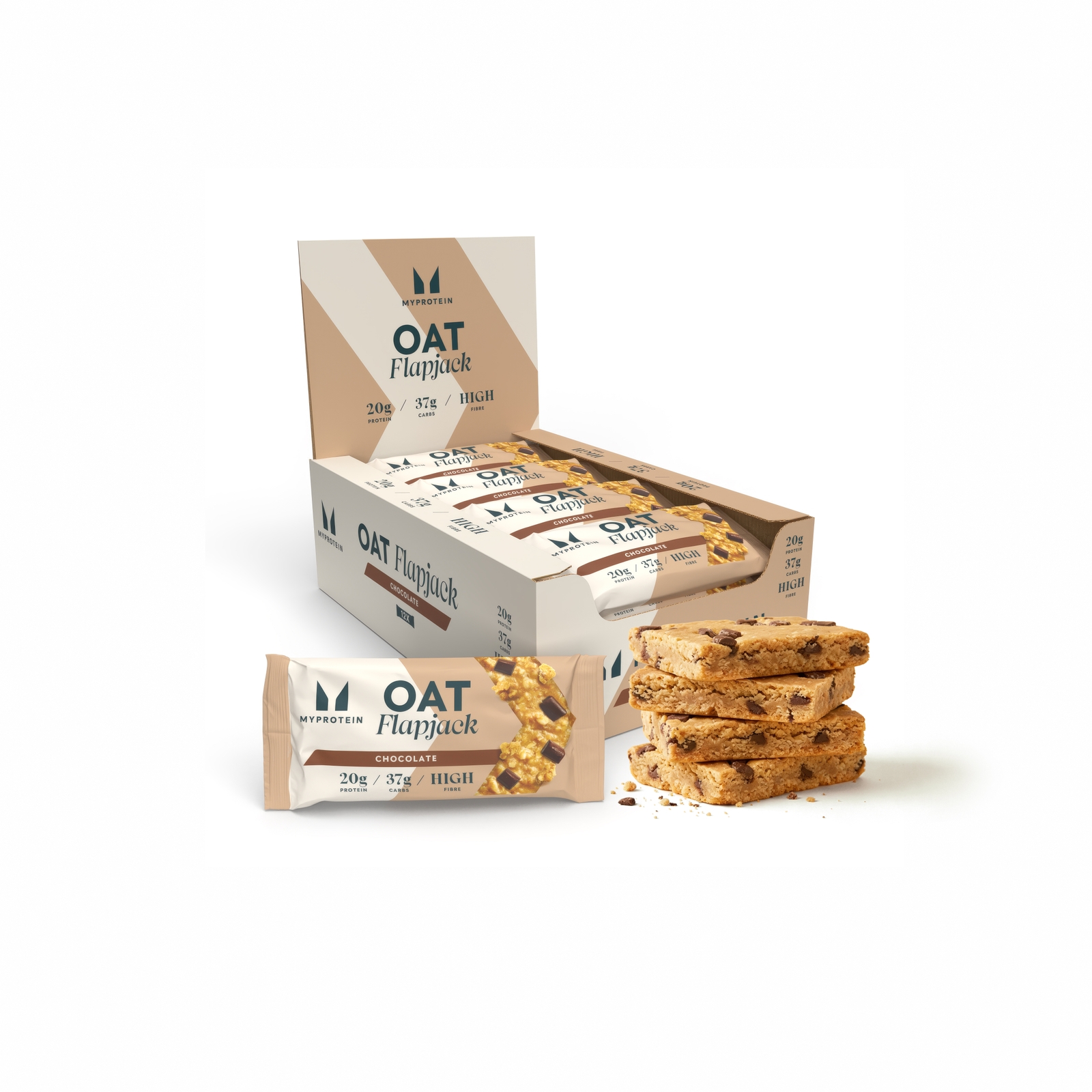 Myprotein UK MyProtein Oat Protein Flapjack - Chocolate Chunk