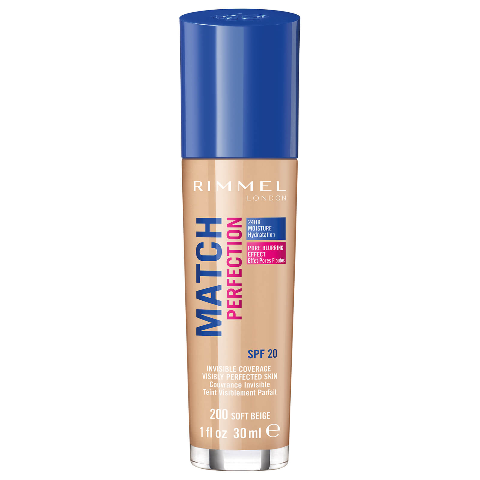 Rimmel Match Perfection Foundation 30ml (Various Shades) - Soft Beige
