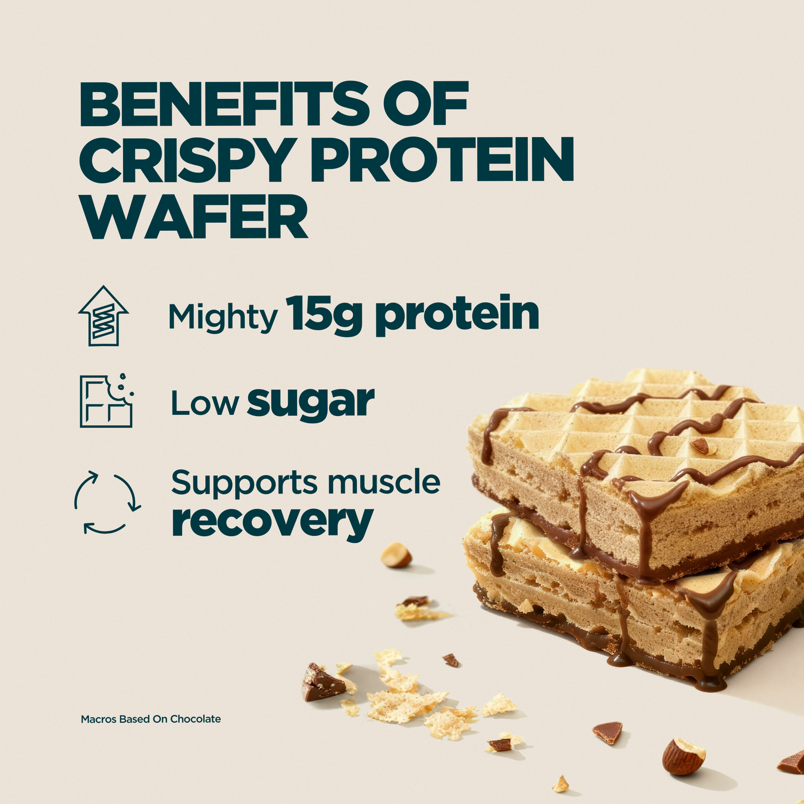 Myprotein Crispy Protein Wafer - 10Bars - Chocolate Hazelnut