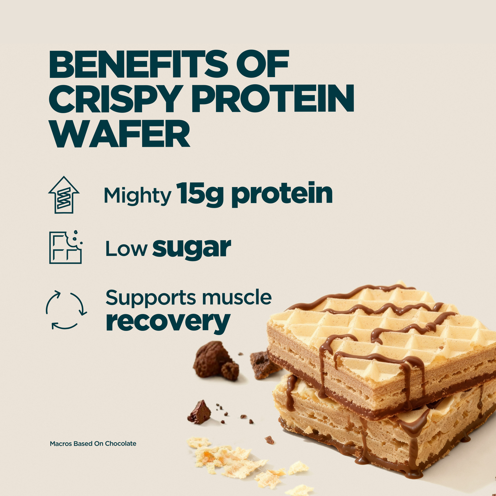 Myprotein Crispy Protein Wafer - 10Bars - Cookies and Cream