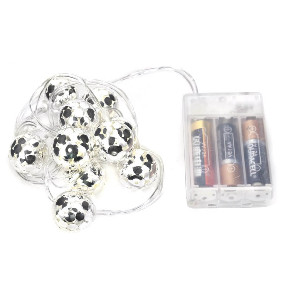 Silver Globe Lights