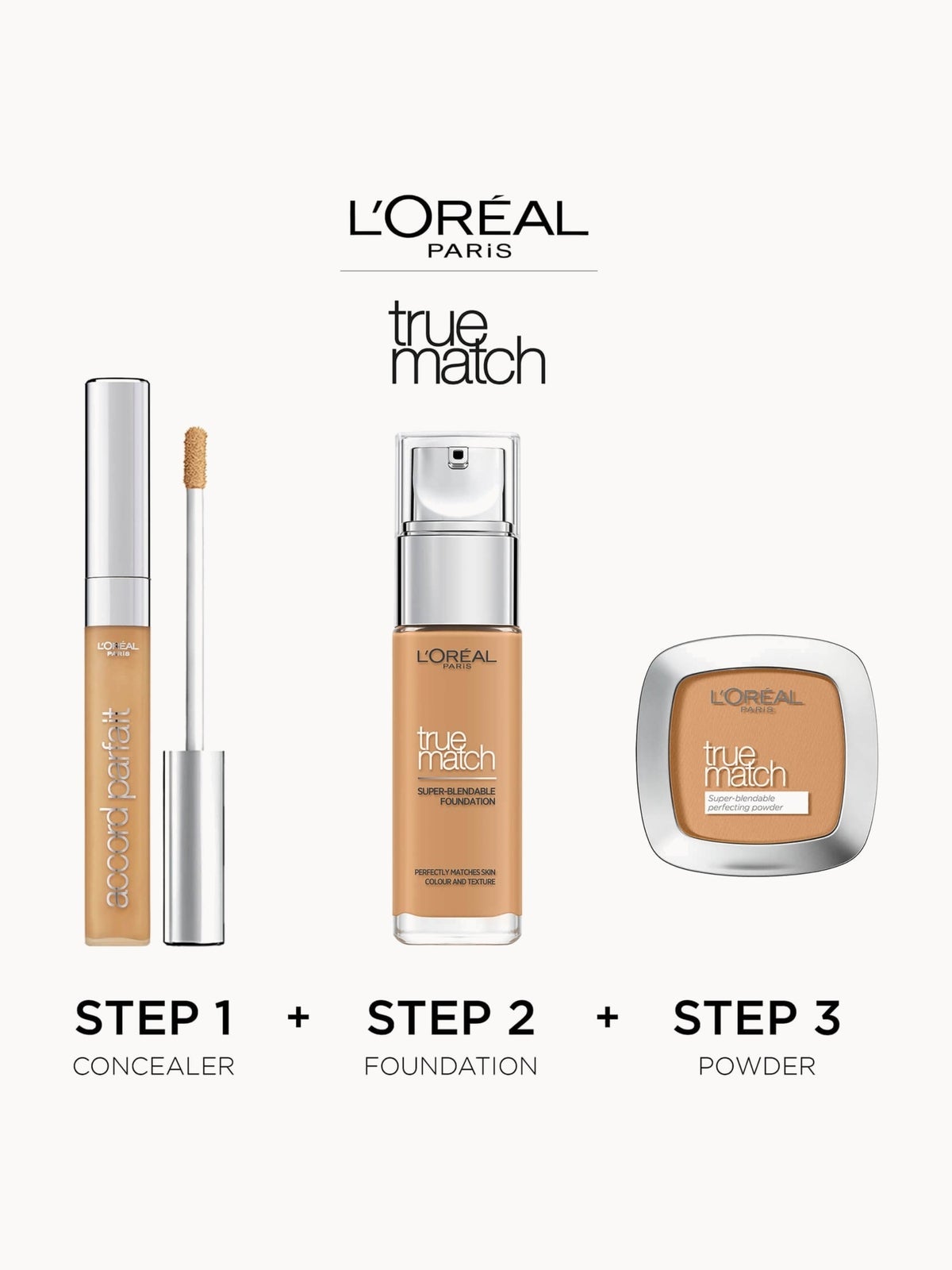 L'Oréal Paris True Match Liquid Foundation with SPF and Hyaluronic Acid 30ml (Various Shades) - 3.5N Peach 3
