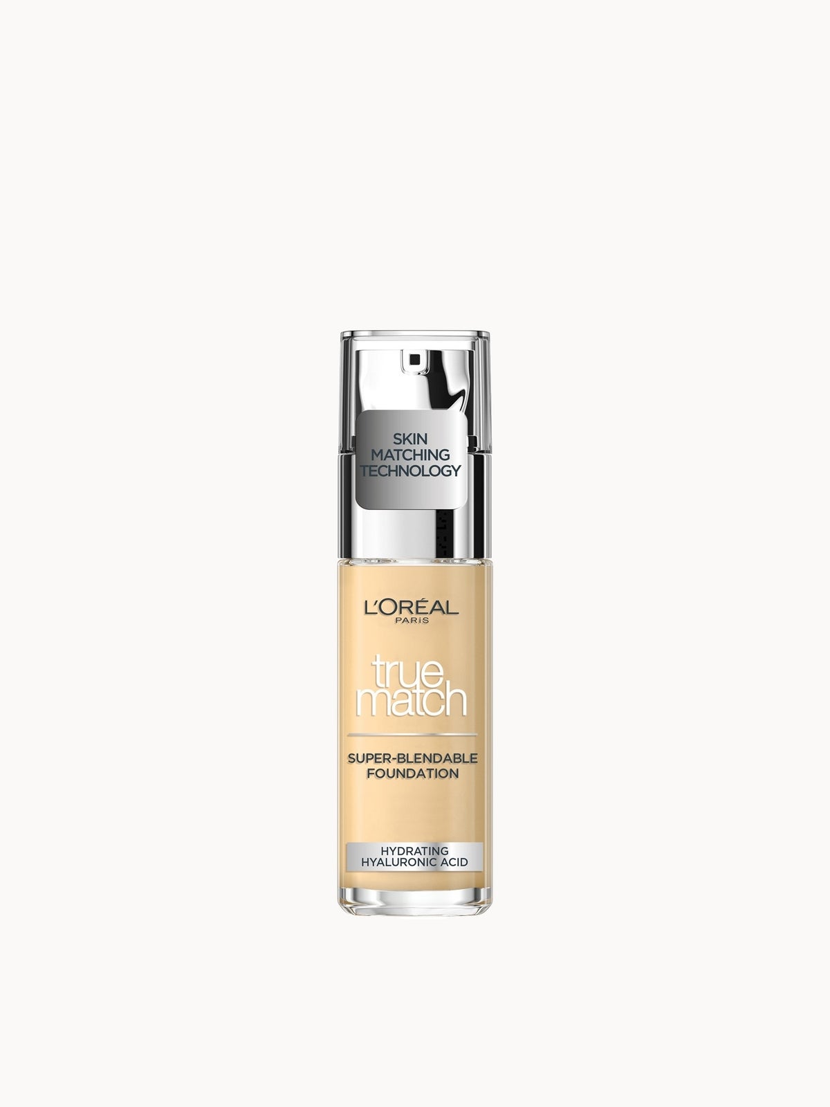 L'Oréal Paris True Match Liquid Foundation with SPF and Hyaluronic Acid 30ml (Various Shades) - 1C Rose Ivory