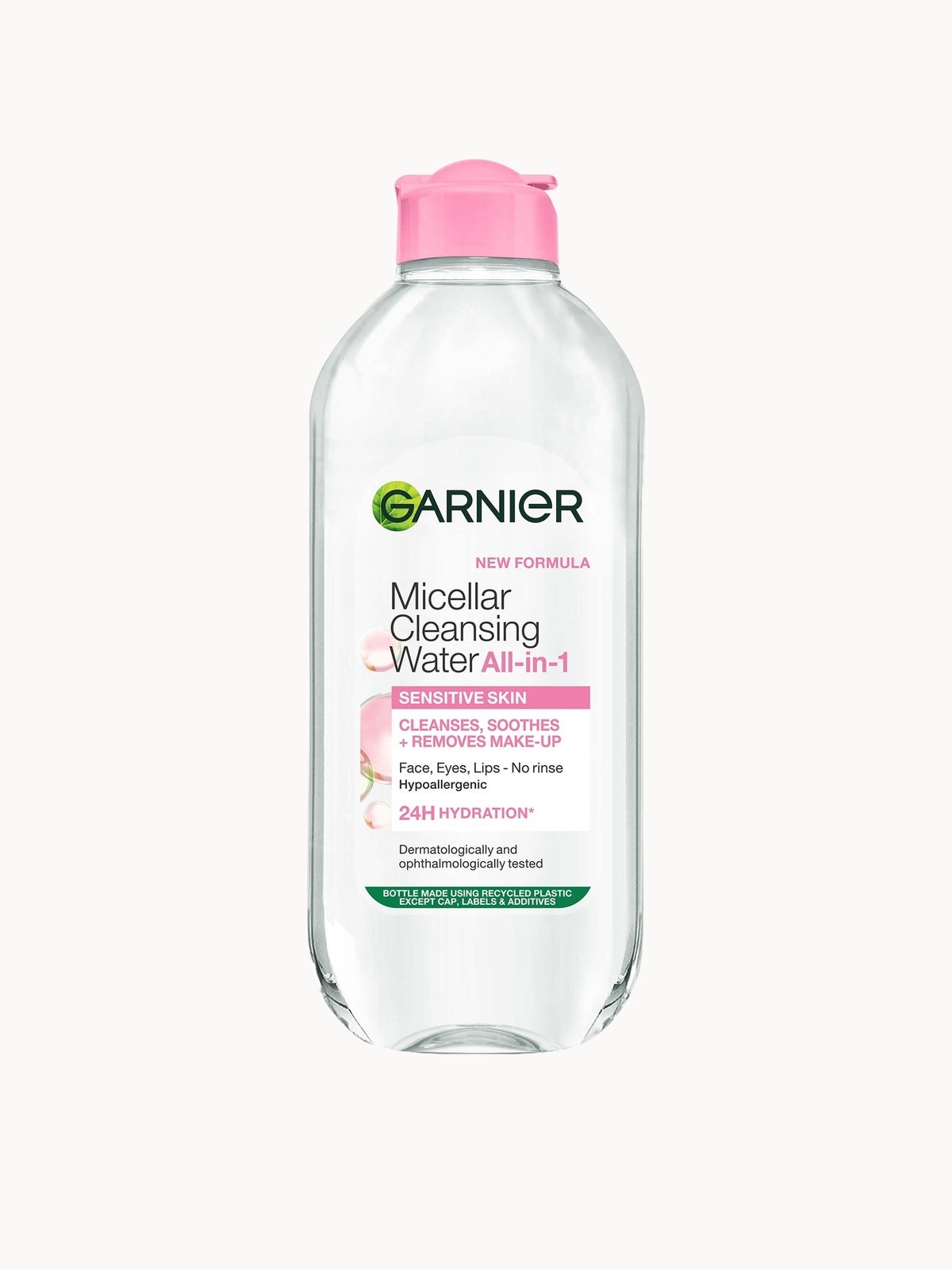 Garnier Micellar Water Facial Cleanser and Makeup Remover for Sensitive Skin 400ml