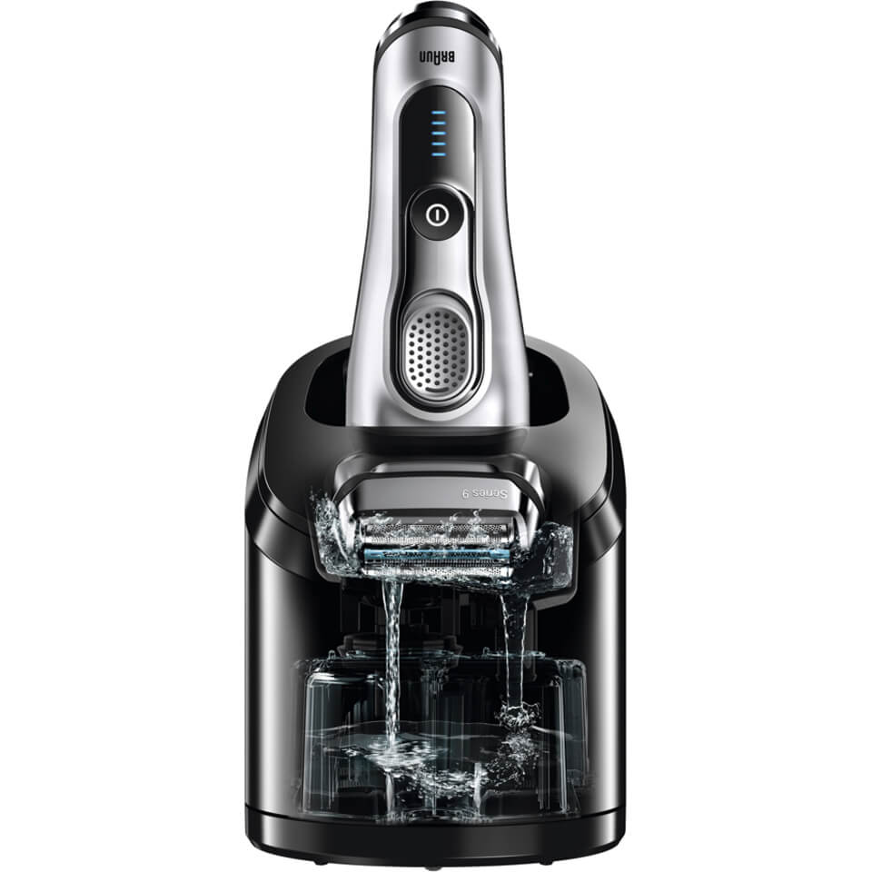 Braun 9095cc Series 9 rasoio elettrico wet and dry Clean&Charge