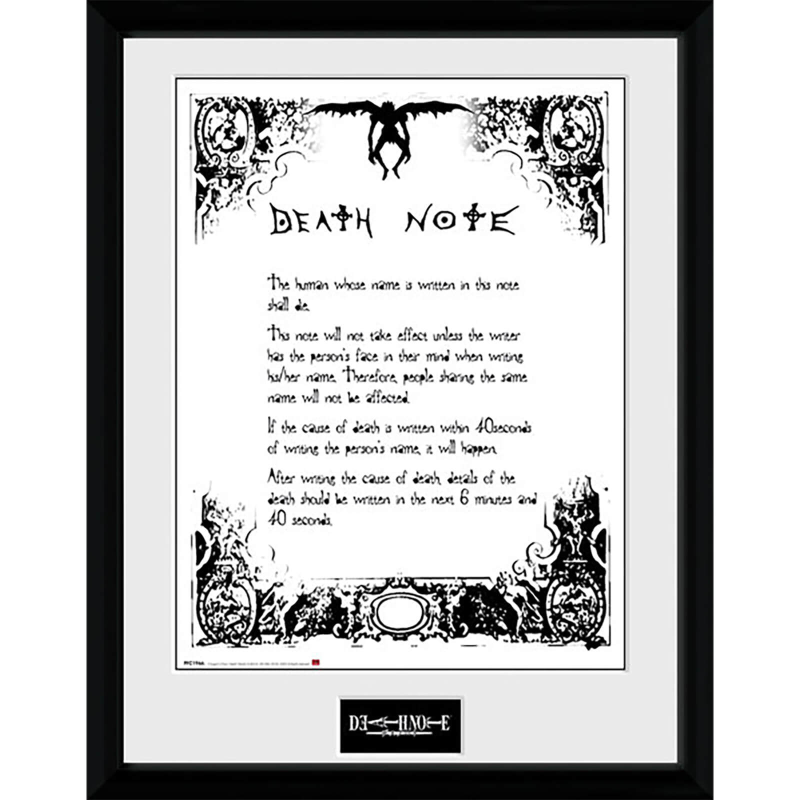 Death Note - 16 x 12 Inches Framed Photographic