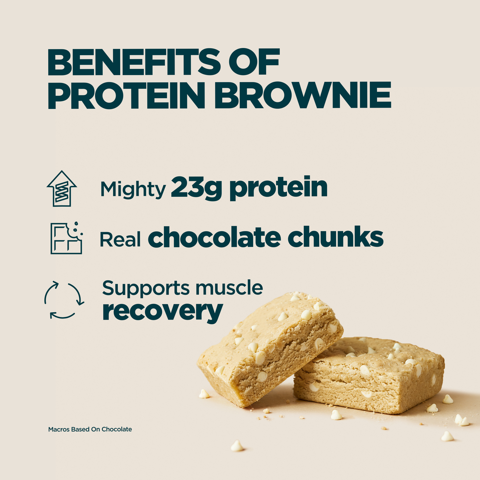 Myprotein Protein Brownie - 12 x 75g - White Chocolate Chip