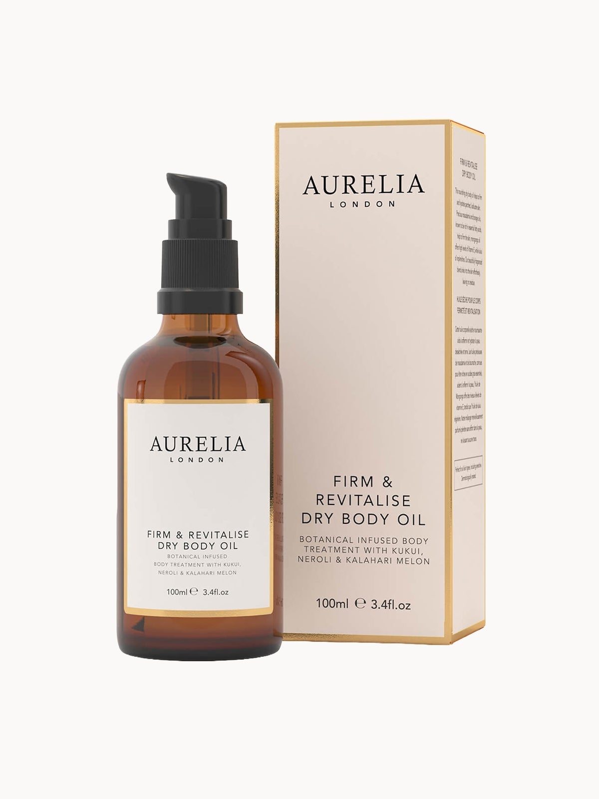 Aurelia London Firm and Revitalise Dry Body Oil 100ml 2