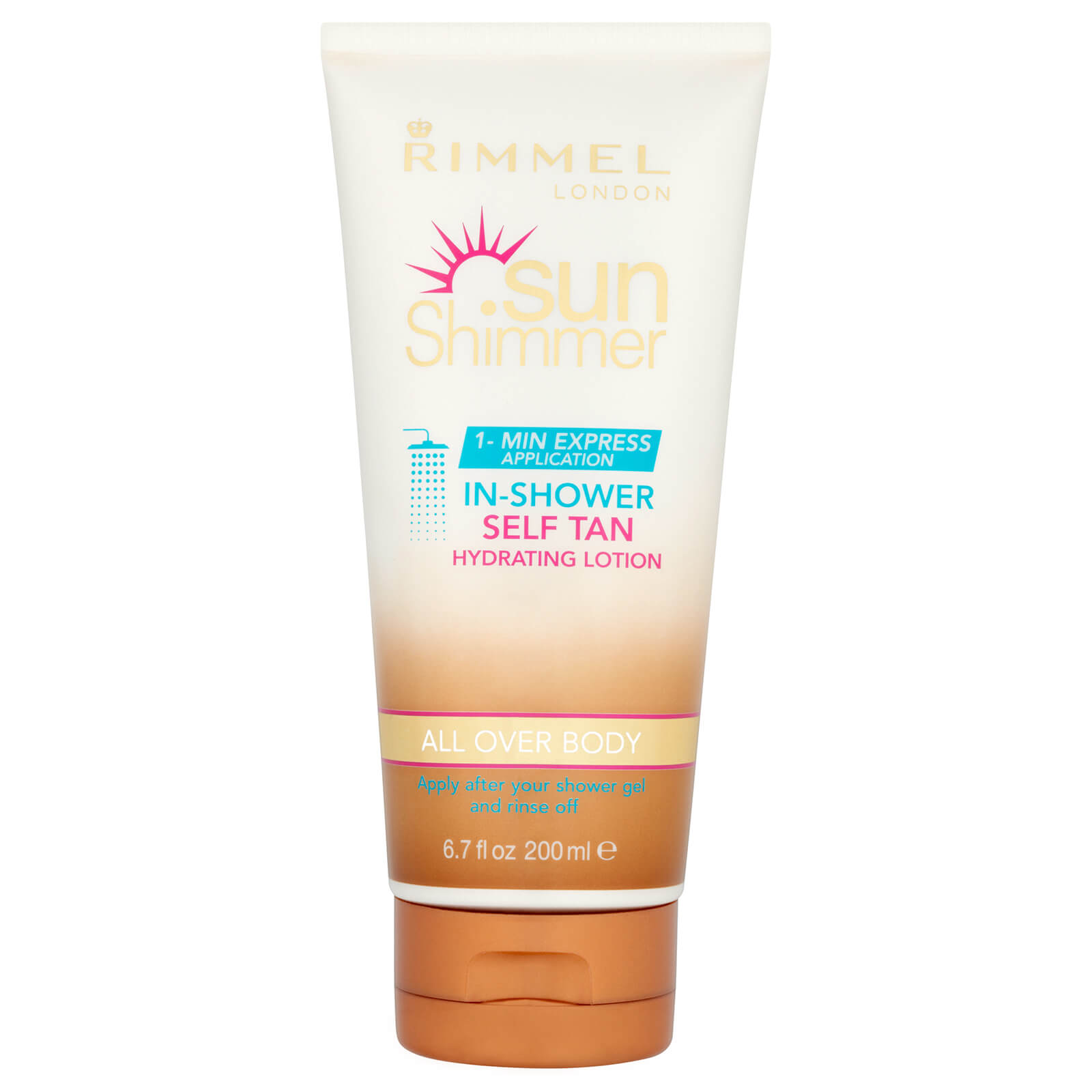 

Автозагар для душа Rimmel Sunshimmer In Shower Self-Tan 200 мл