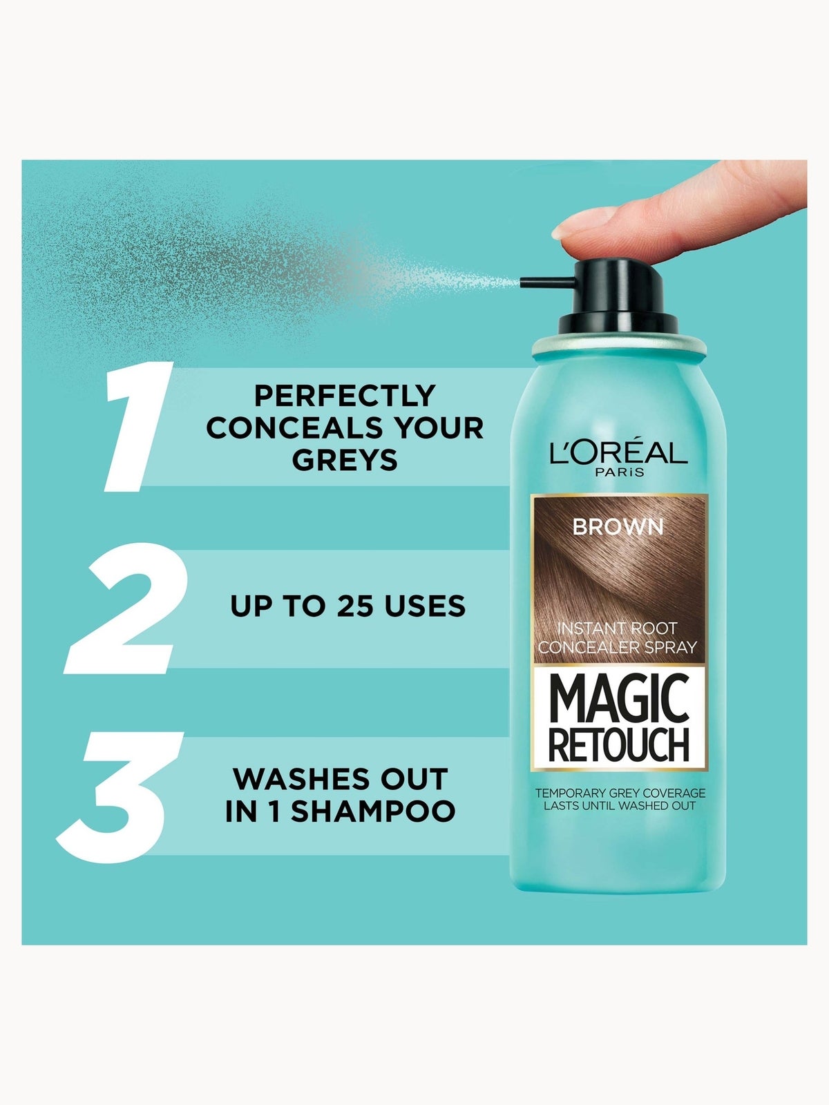 L’Oréal Paris Magic Retouch Temporary Instant Root Concealer Spray 75ml (Various Colours), photo 6