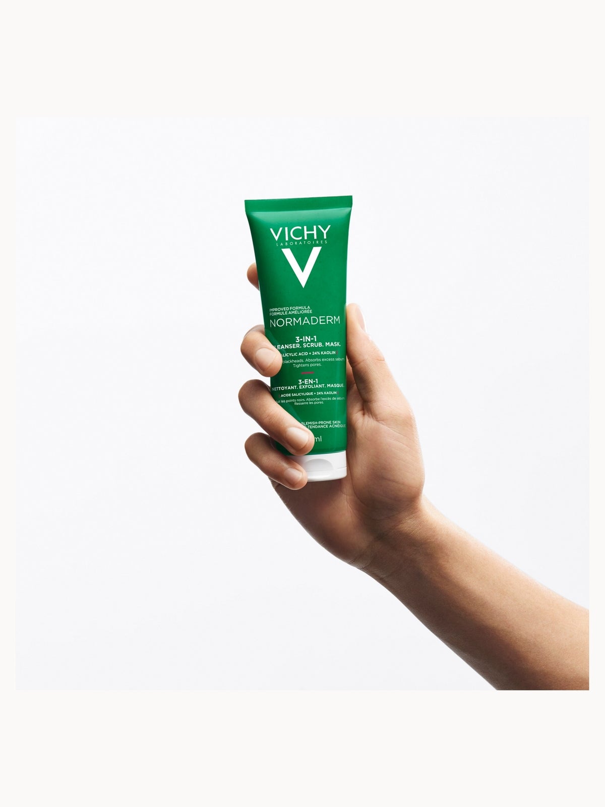 VICHY Normaderm 3-in-1 Cleansing + Scrub + Mask 125ml 4