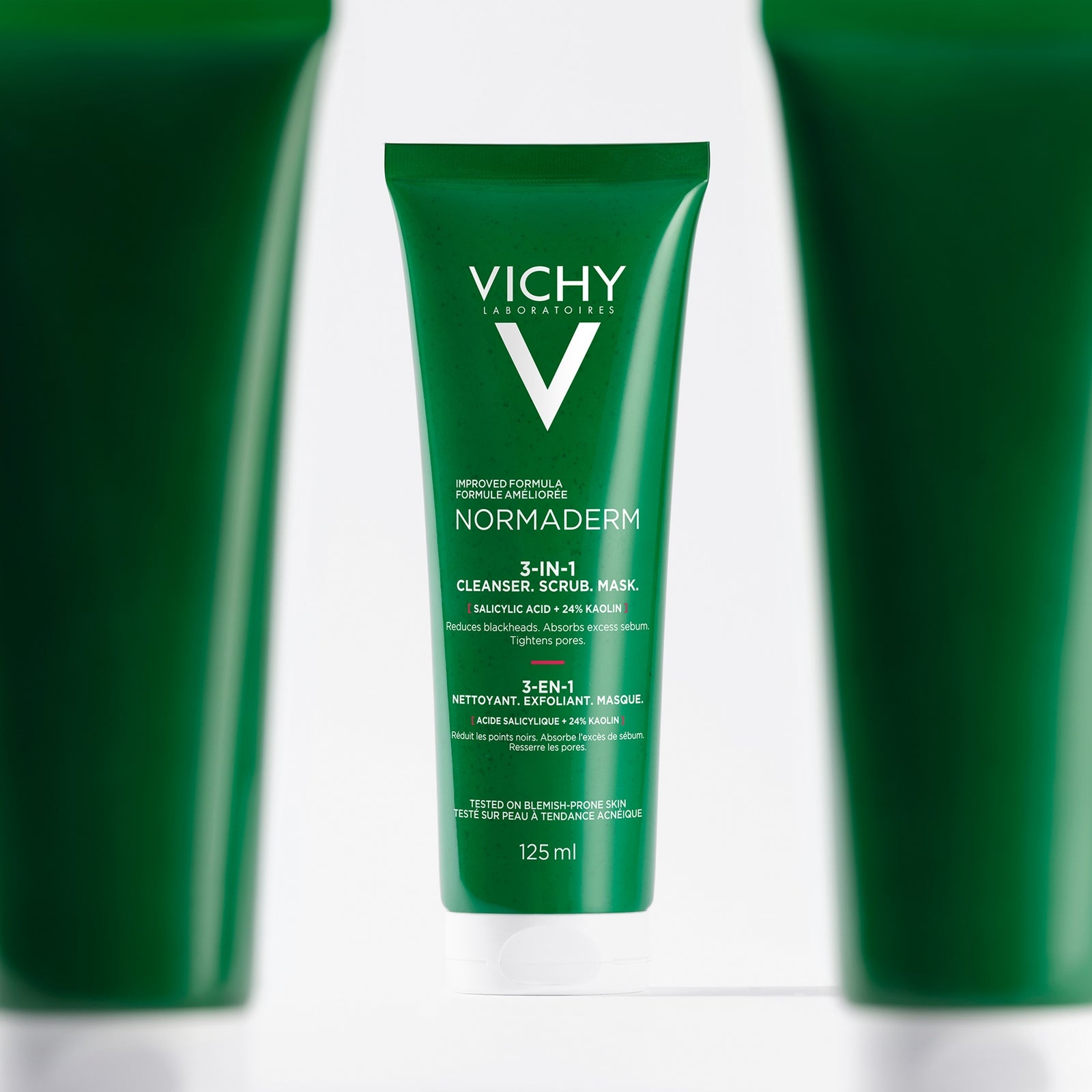 Vichy Normaderm 3In1 Scrub & Cleanser & Mask 125 ml