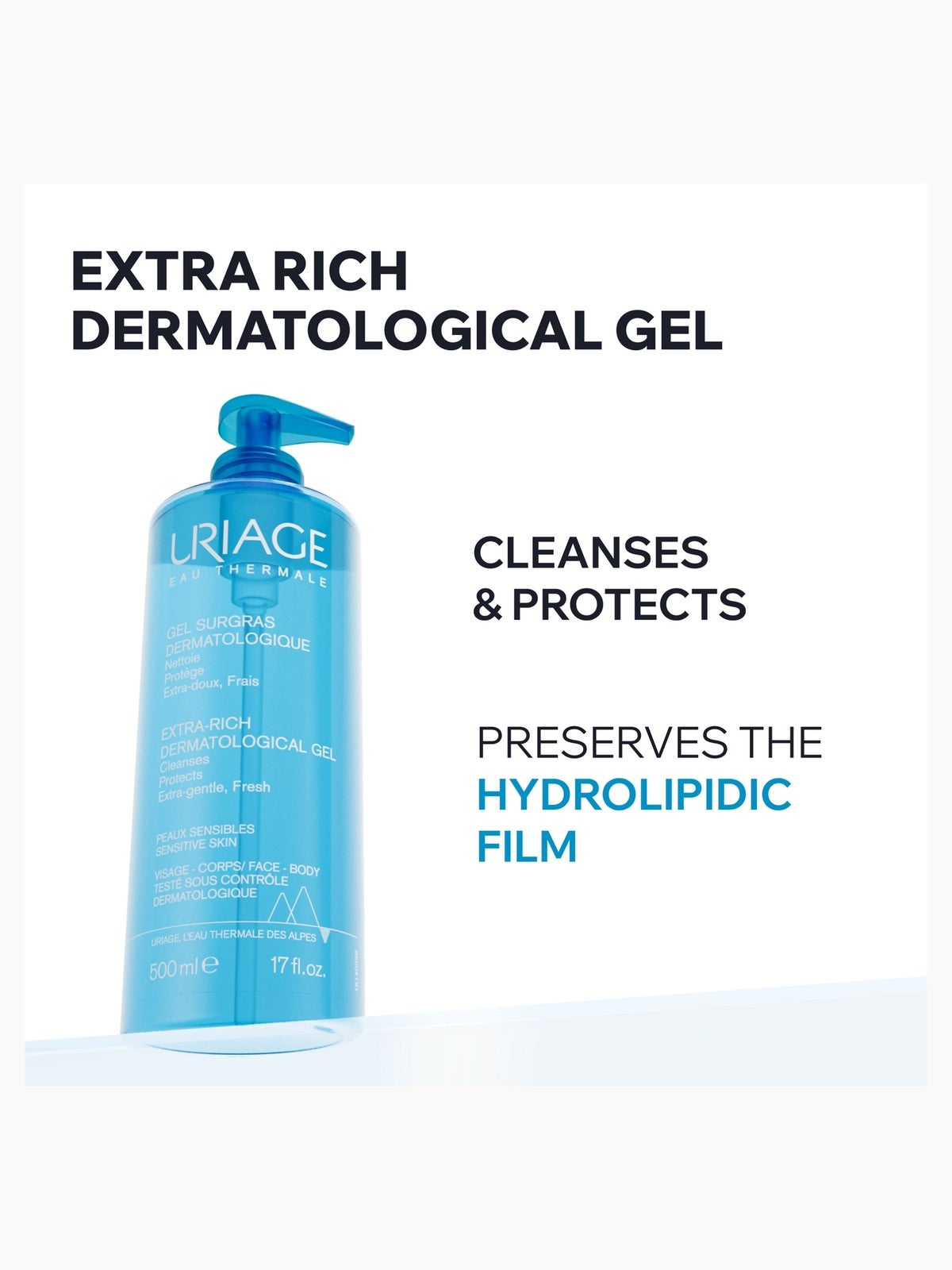 Uriage Surgras Foaming Cleansing Gel (500ml) 2
