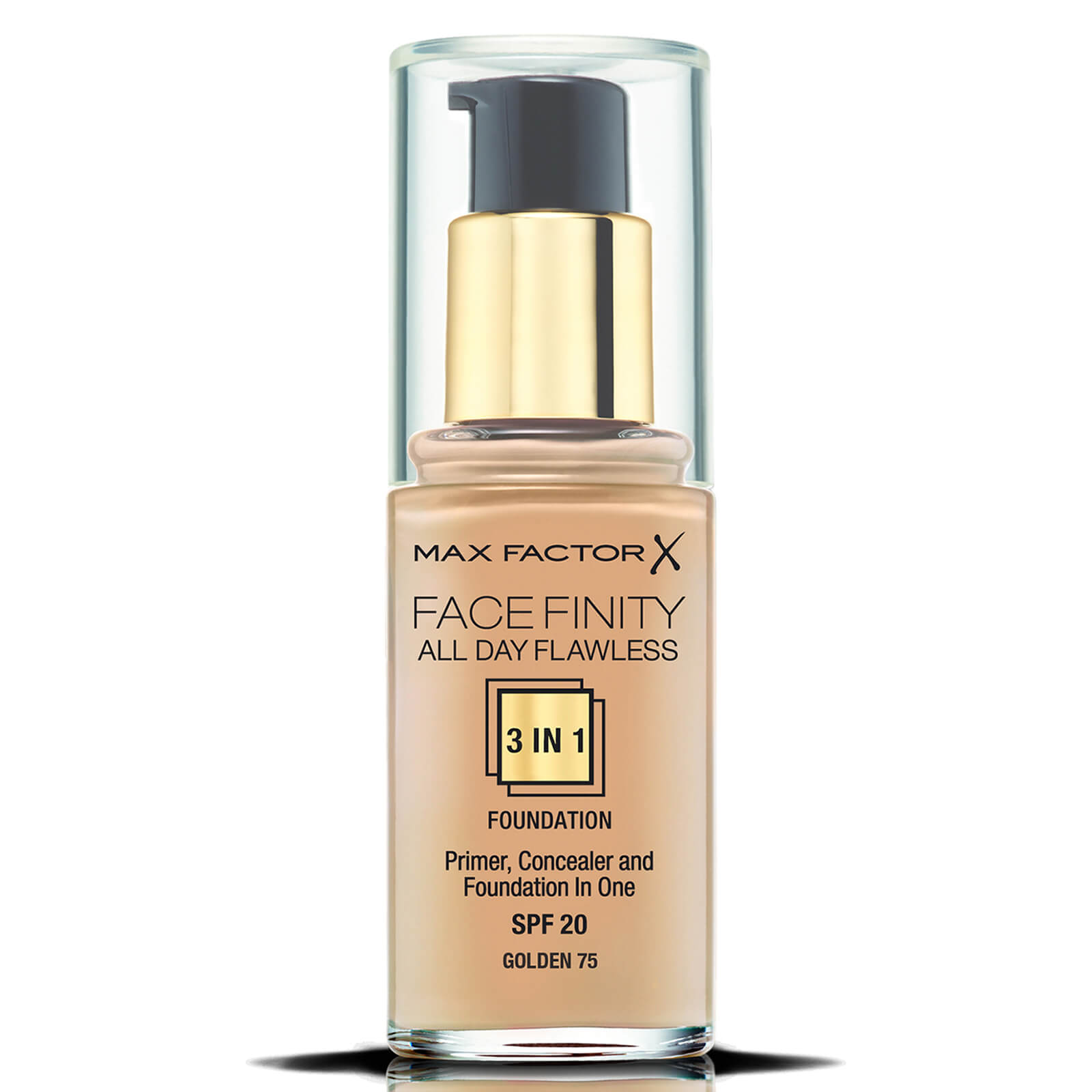 

Max Factor Facefinity 3 in 1 Foundation (Various Shades) - Golden