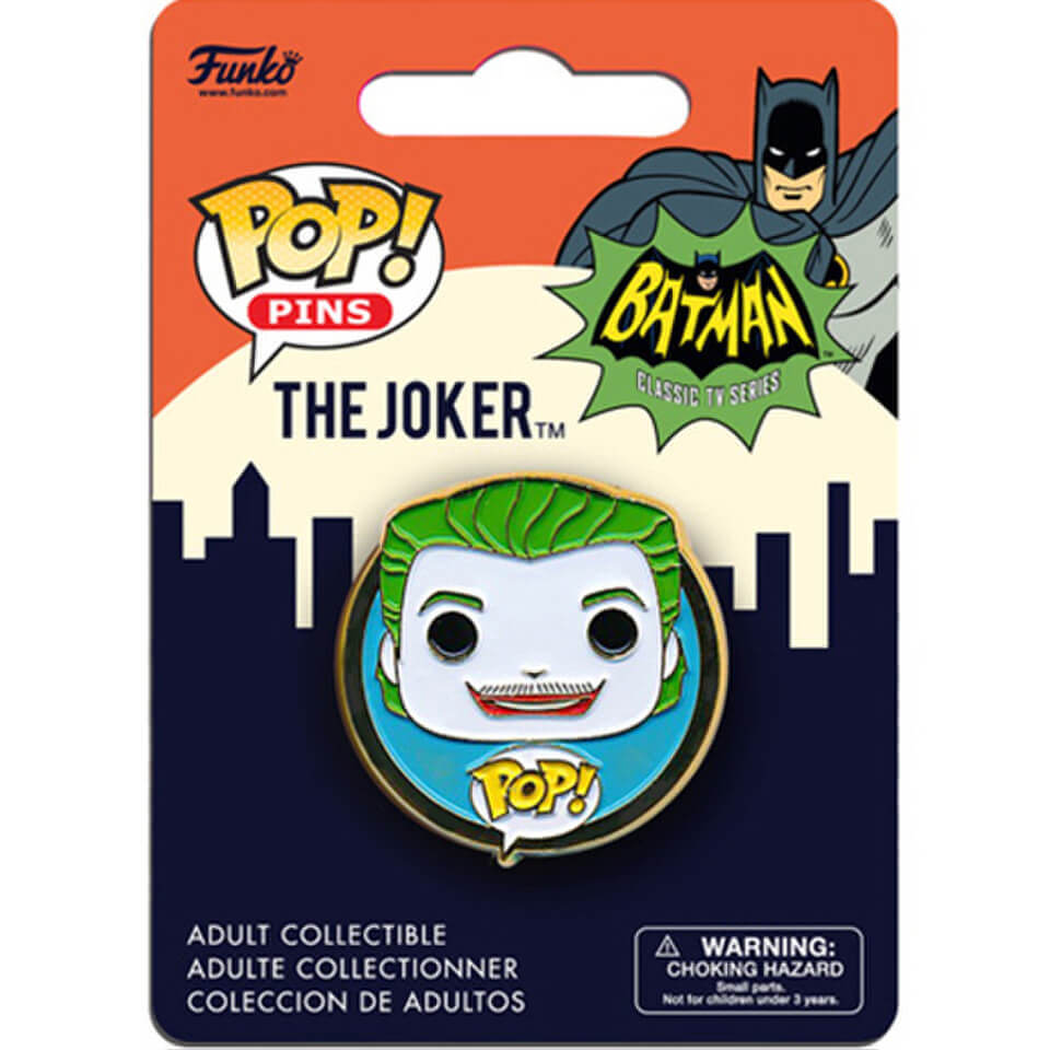 En Oferta Dc Comics Batman Classic 1966 The Joker Funko Pop! Pin