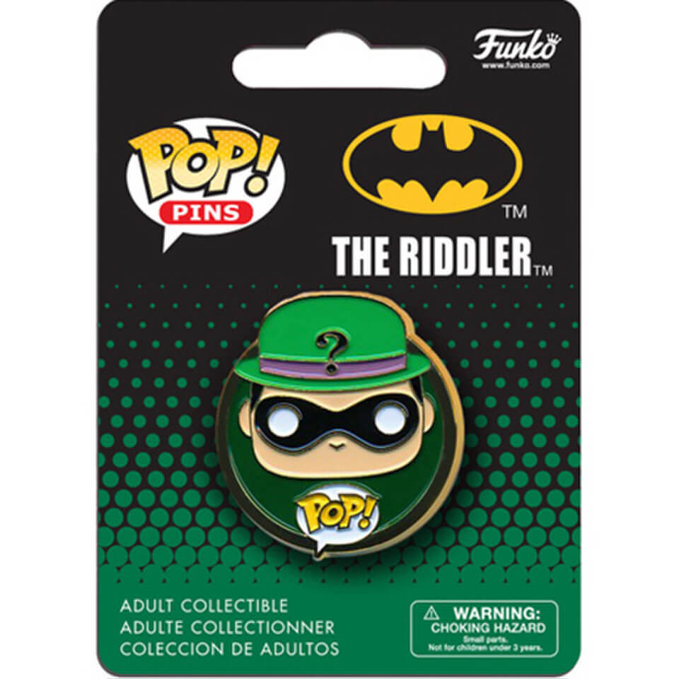 Dc Comics Batman Riddler Funko Pop! Pin