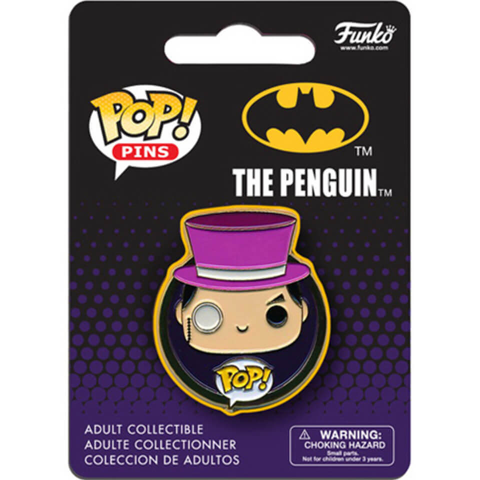 Dc Comics Batman Penguin Funko Pop! Pin