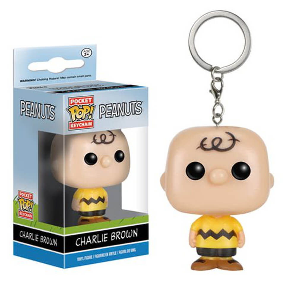 Peanuts Charlie Brown Pocket Funko Pop! Keychain