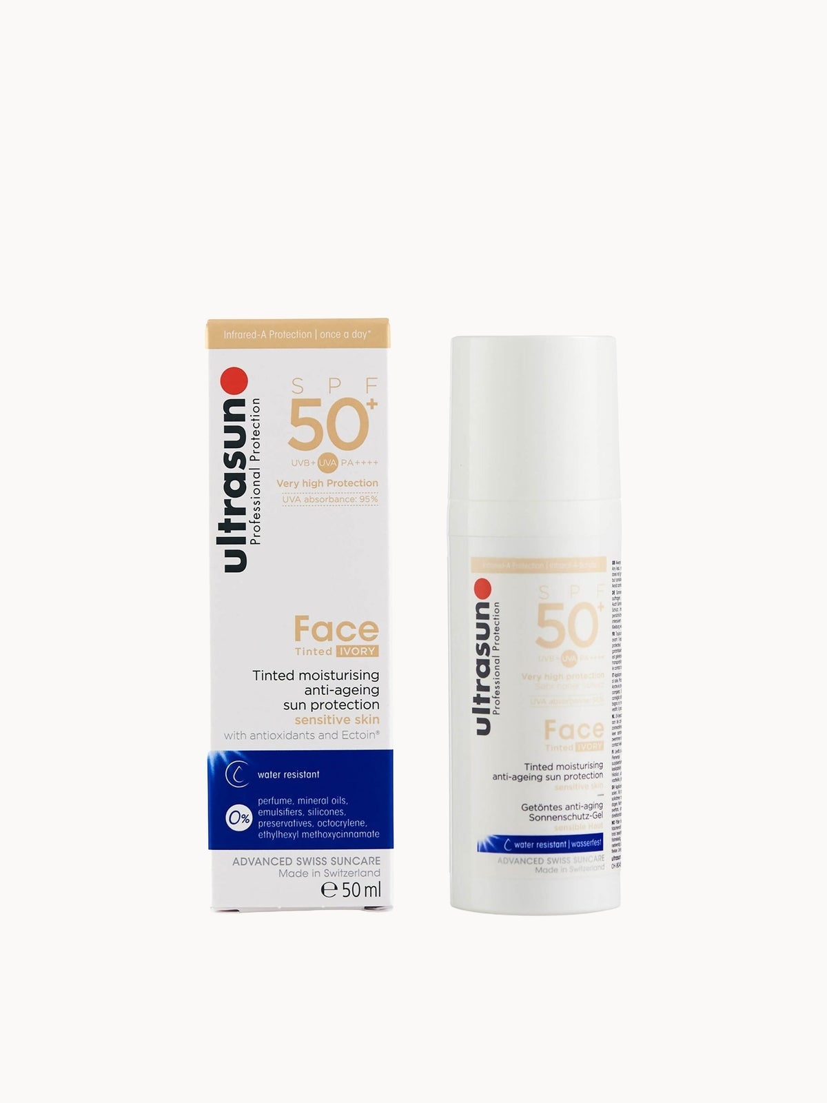 Ultrasun SPF50+ Tinted Face Sun Cream (Various Shades) - Honey, photo 4