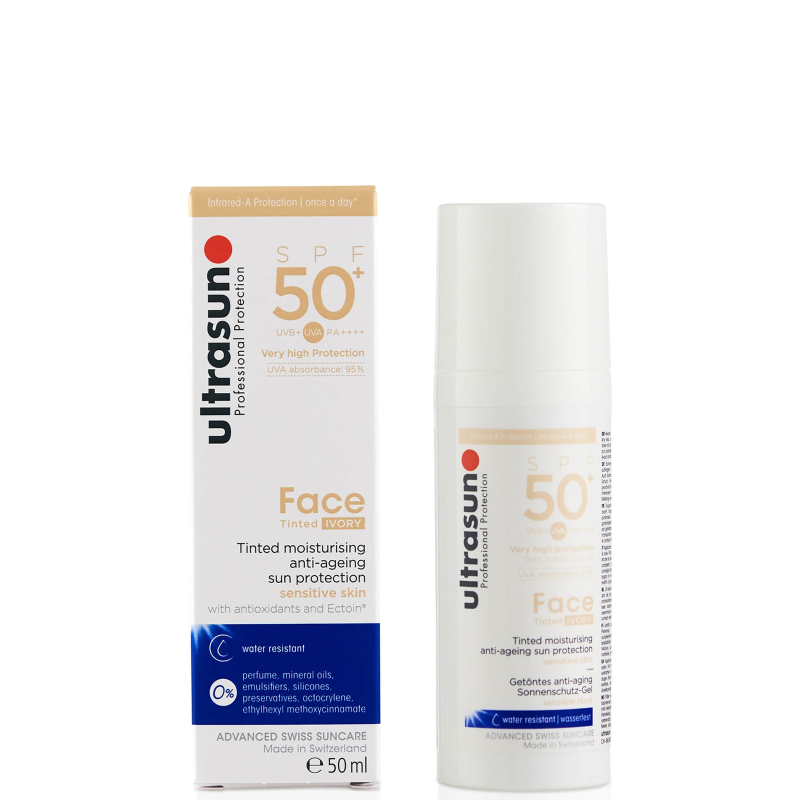 Thumbnail - Ultrasun SPF50+ Tinted Face Sun Cream (verschiedene Farbtöne) - Honey