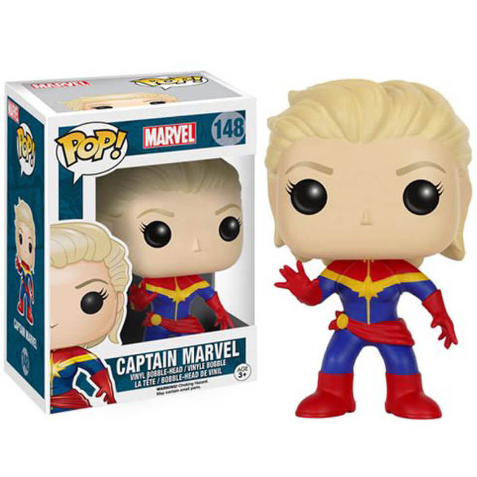 En Oferta Marvel Unmasked Captain Marvel Funko Pop! Vinyl