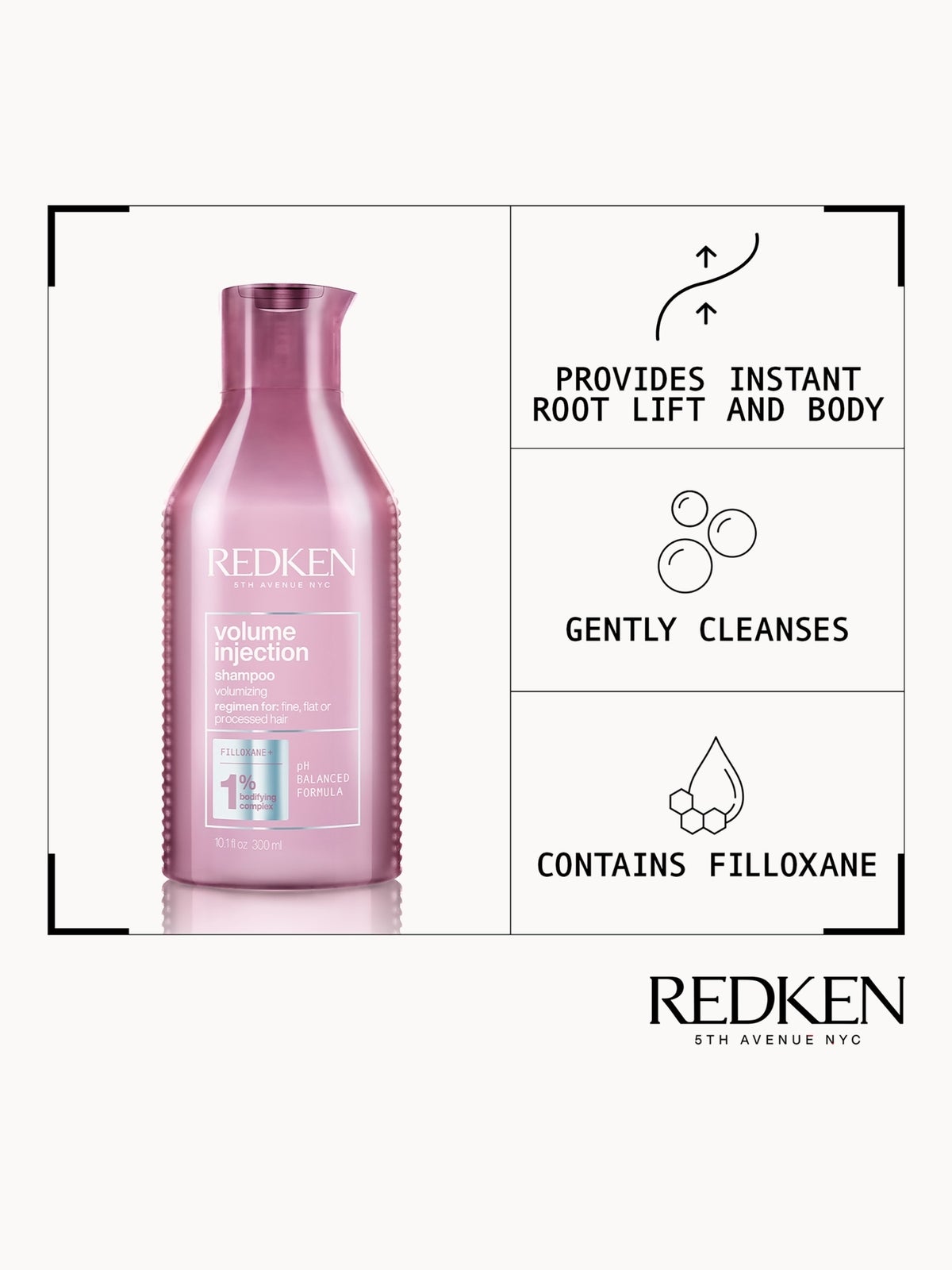 Redken Volume Injection Shampoo 300ml, photo 2