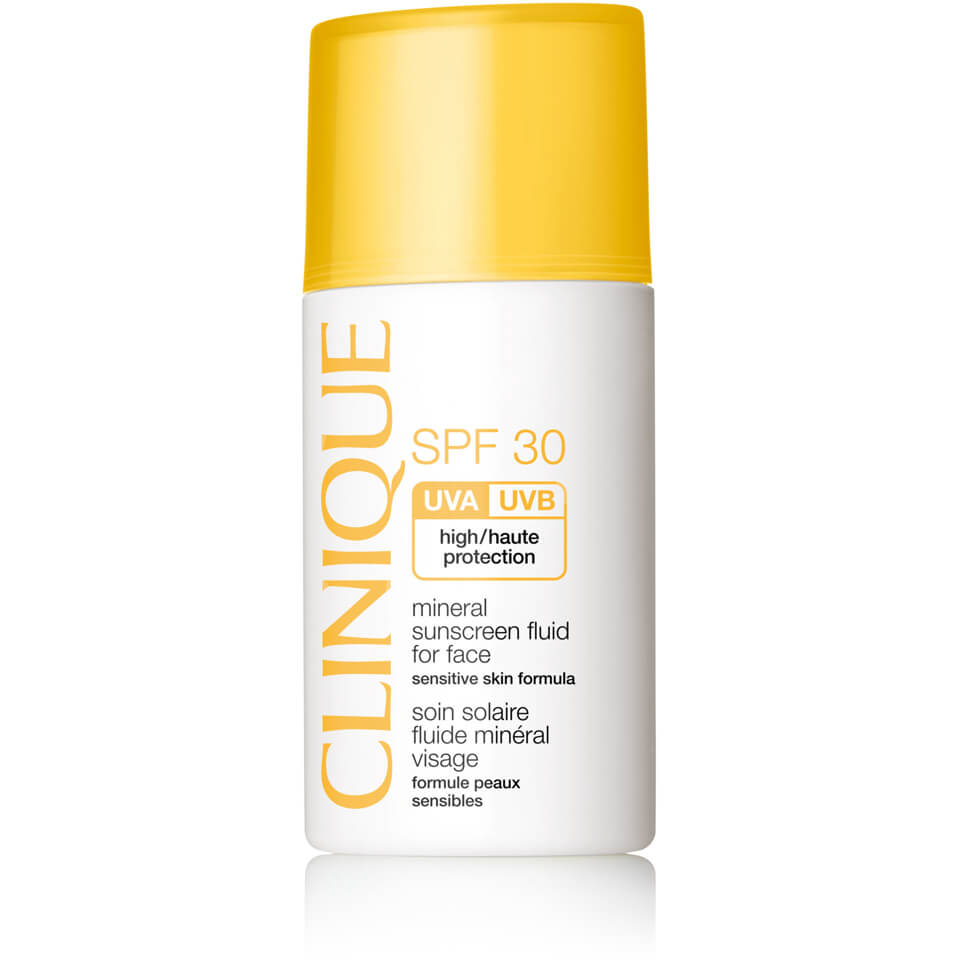 Riskant terugtrekken Verhoog jezelf Clinique Mineral Sunscreen Fluid for Face SPF30 30ml | AccuWeather Shop