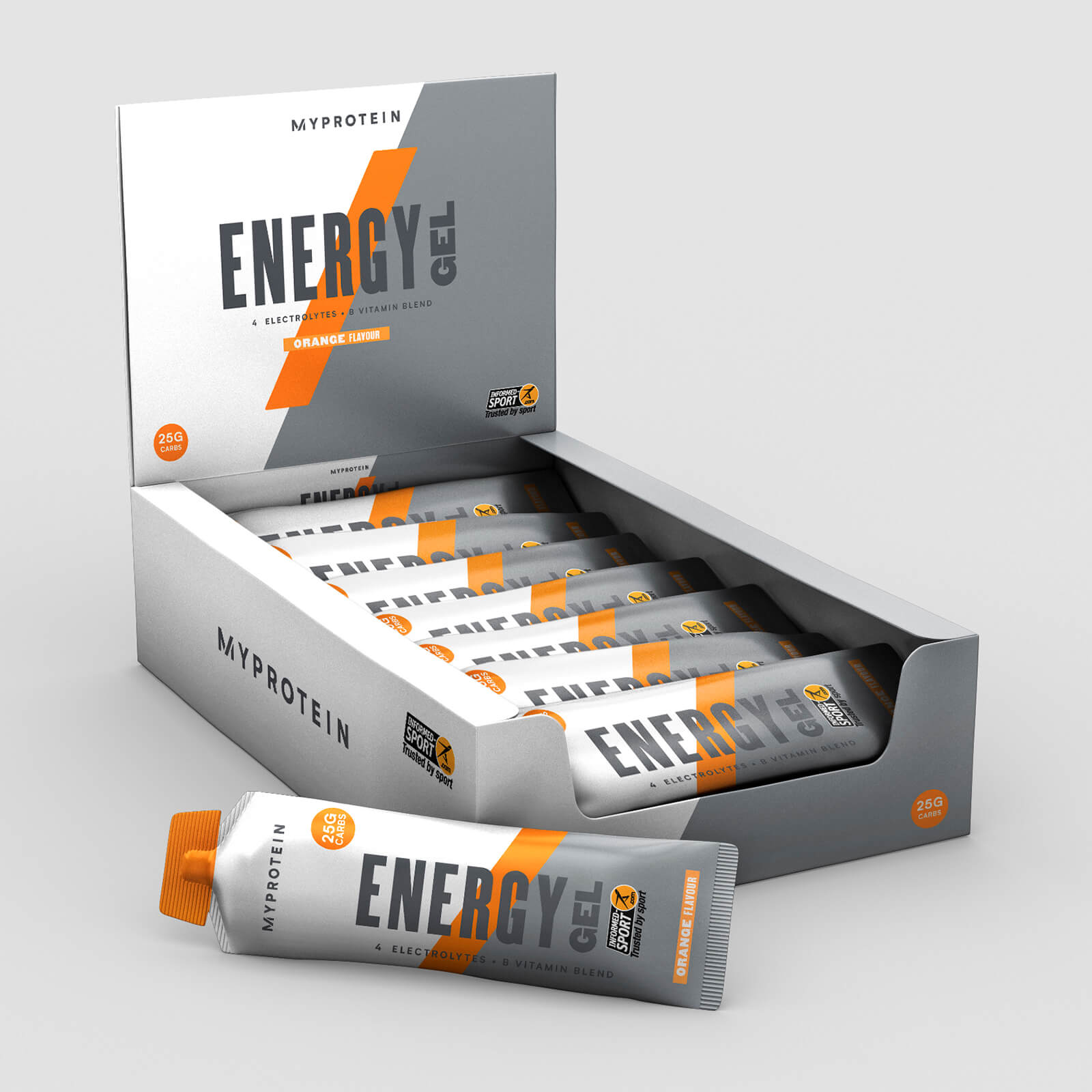 5055936870291 - Energy Gel Elite (20 x 50g) - 20 x 50g - Orange