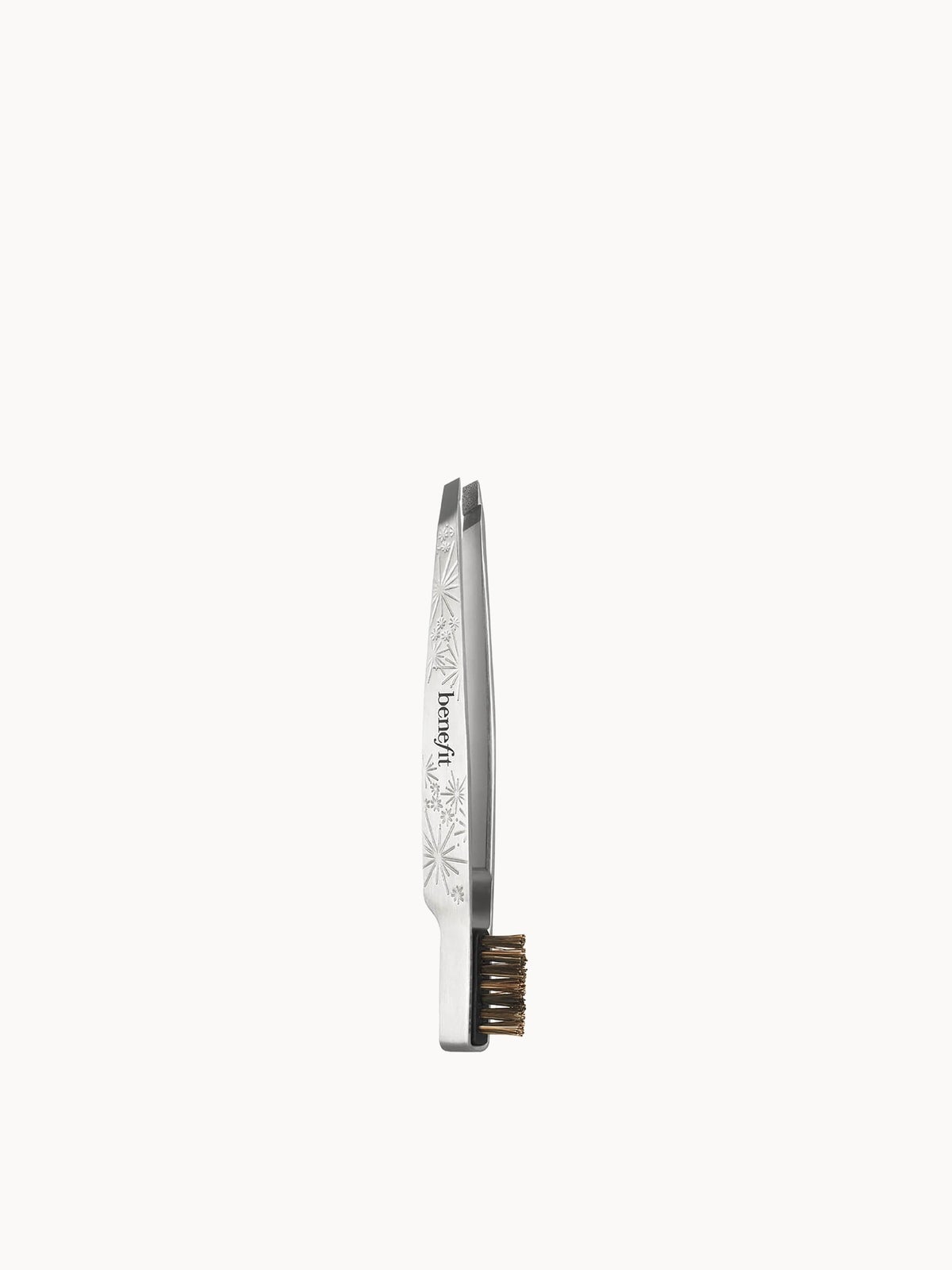 benefit Slanted Tweezer with Grooming Brush 