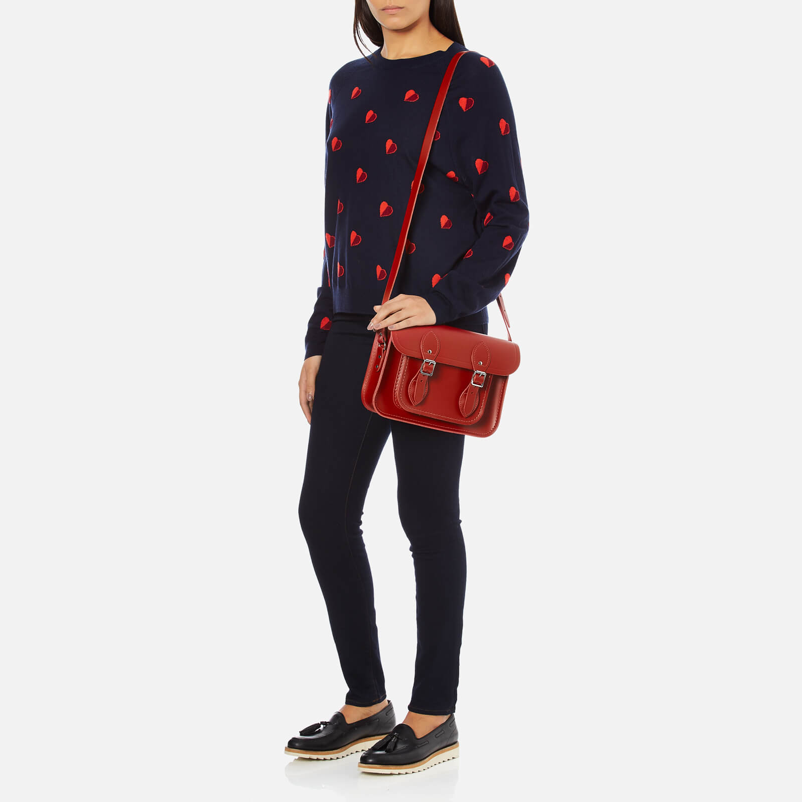 The Cambridge Satchel Company Women's 11 Inch Magnetic Satchel - Red