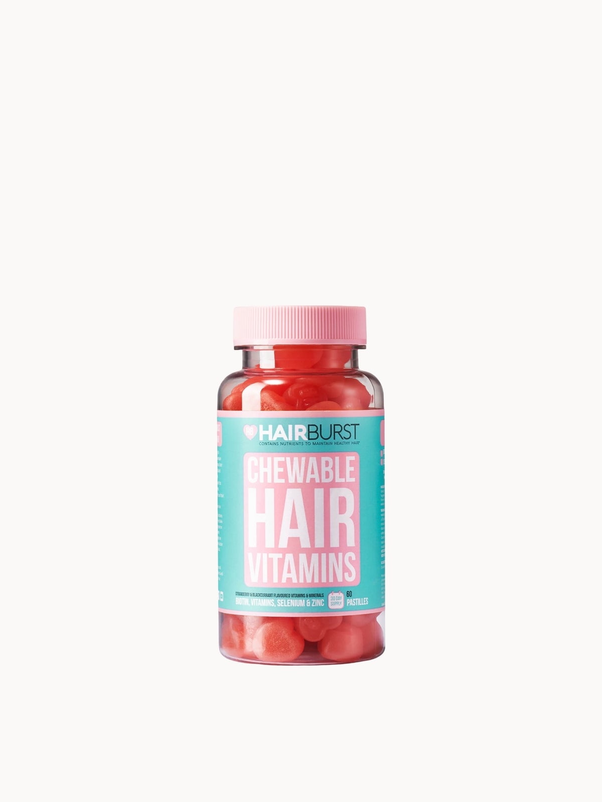 Hairburst Strawberry Chewable Vitamin - 60 capsules