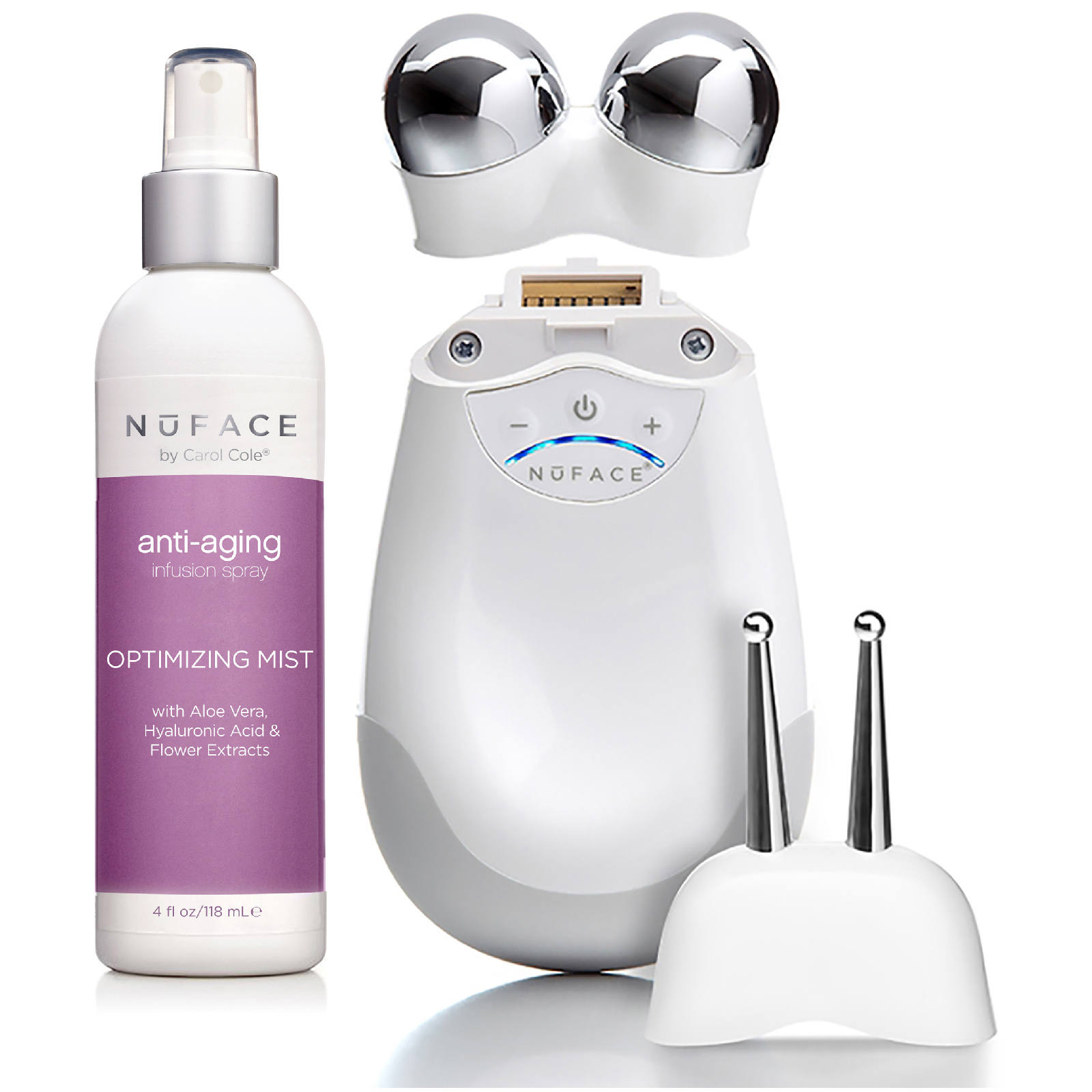 

NuFACE Trinity Facial Trainer Kit with ELE Attachment and Optimizing Mist 4oz