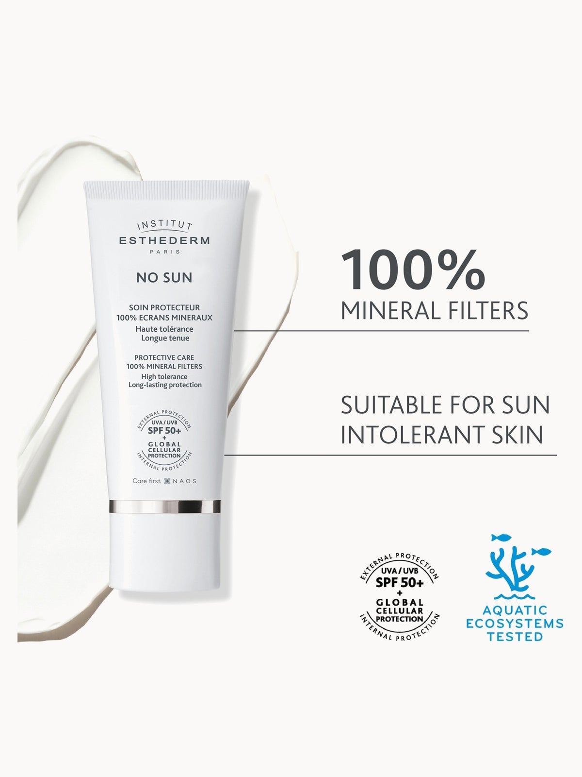 Institut Esthederm Mineral Face and Body Sun Protection SPF50 50ml 2