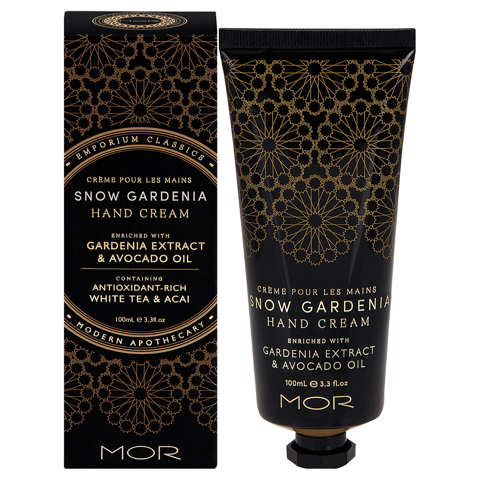 

Крем для рук с ароматом белой гардении MOR Emporium Classics Snow Gardenia Hand Cream 100 мл