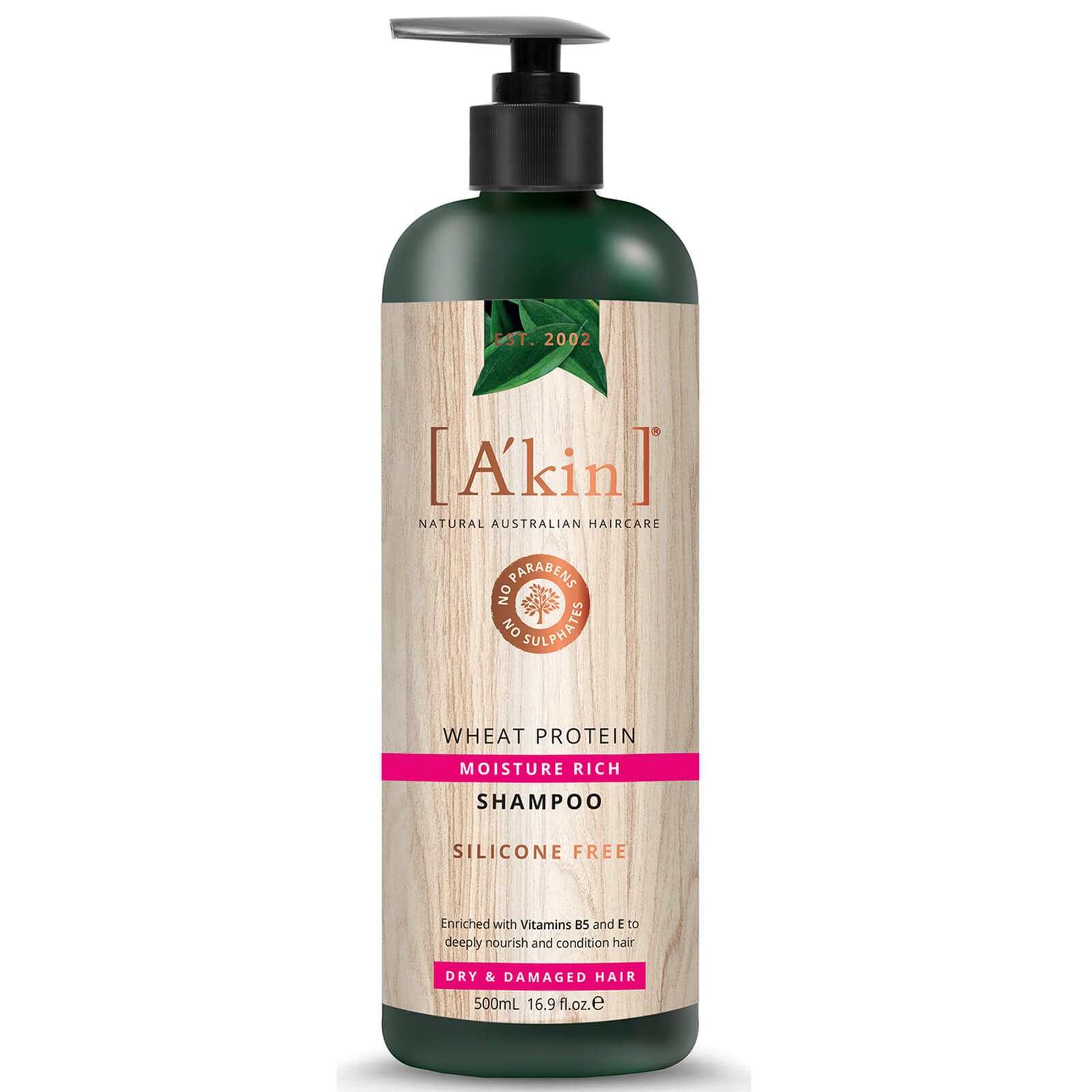 

A'Kin Moisture Rich Wheat Protein Shampoo