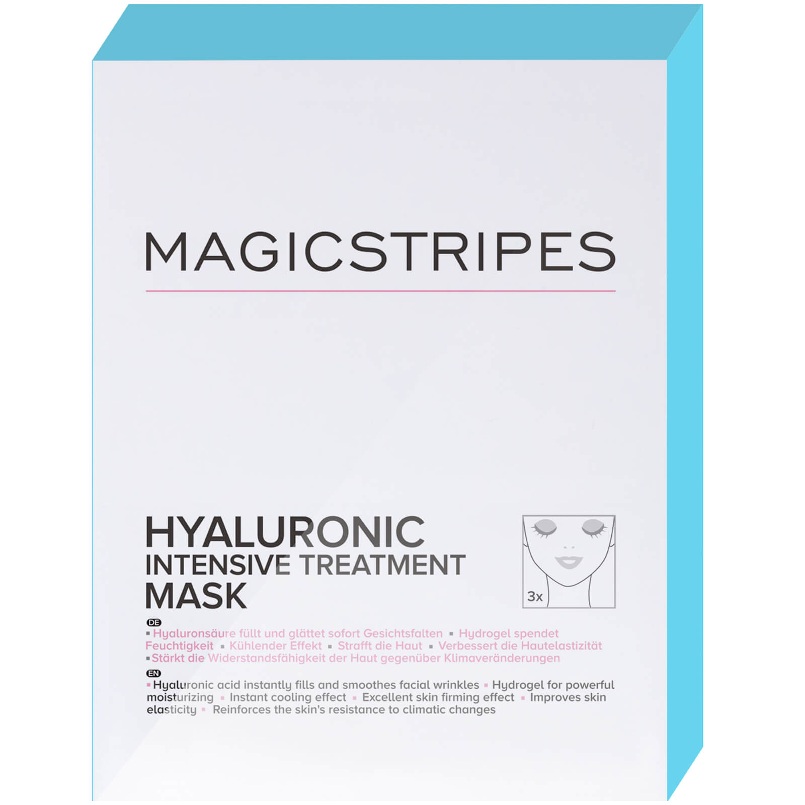 

MAGICSTRIPES Hyaluronic Treatment Mask x 3 Sachets