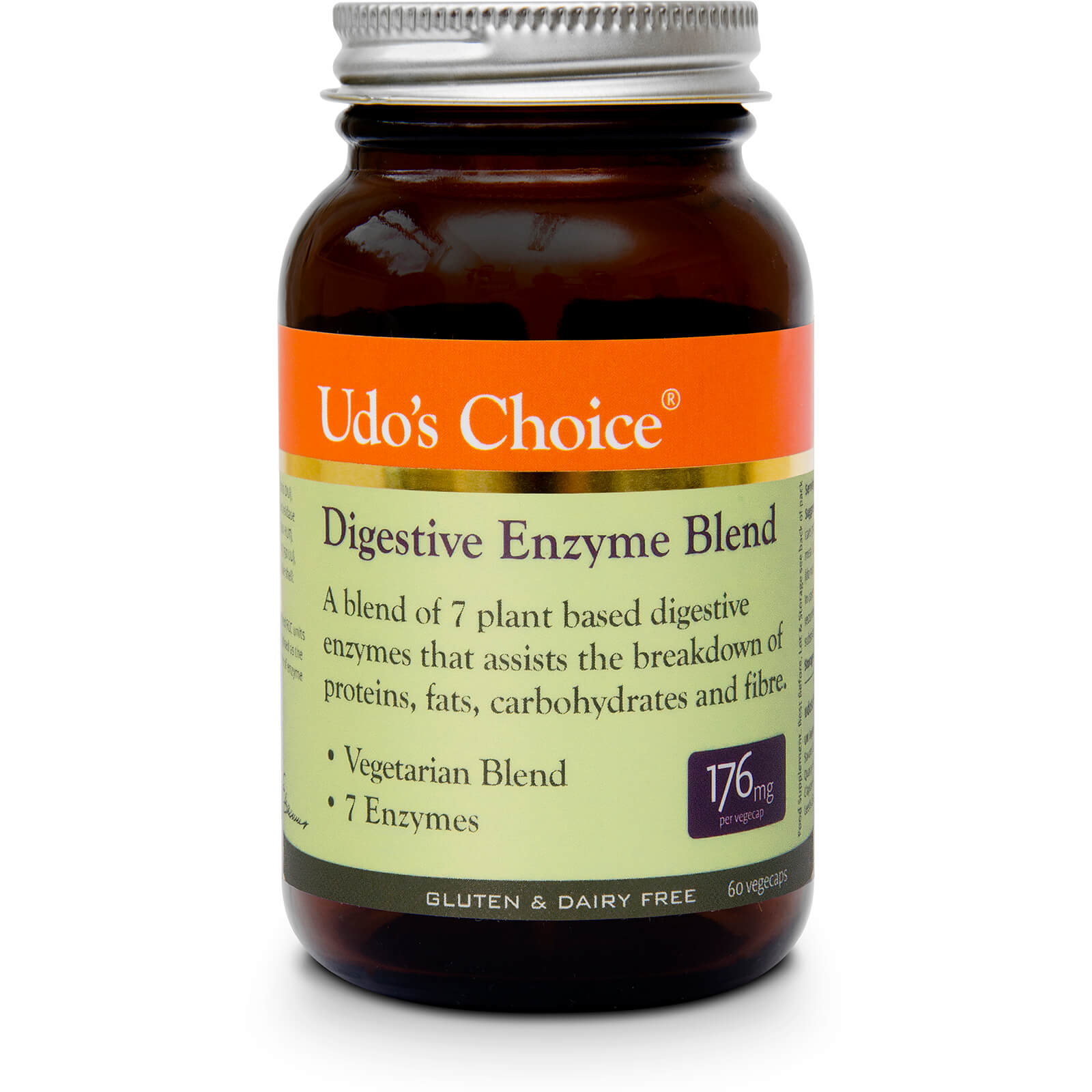 Photos - Cream / Lotion Udo's Choice Digestive Enzyme Blend - 60 Vegecaps FMD005