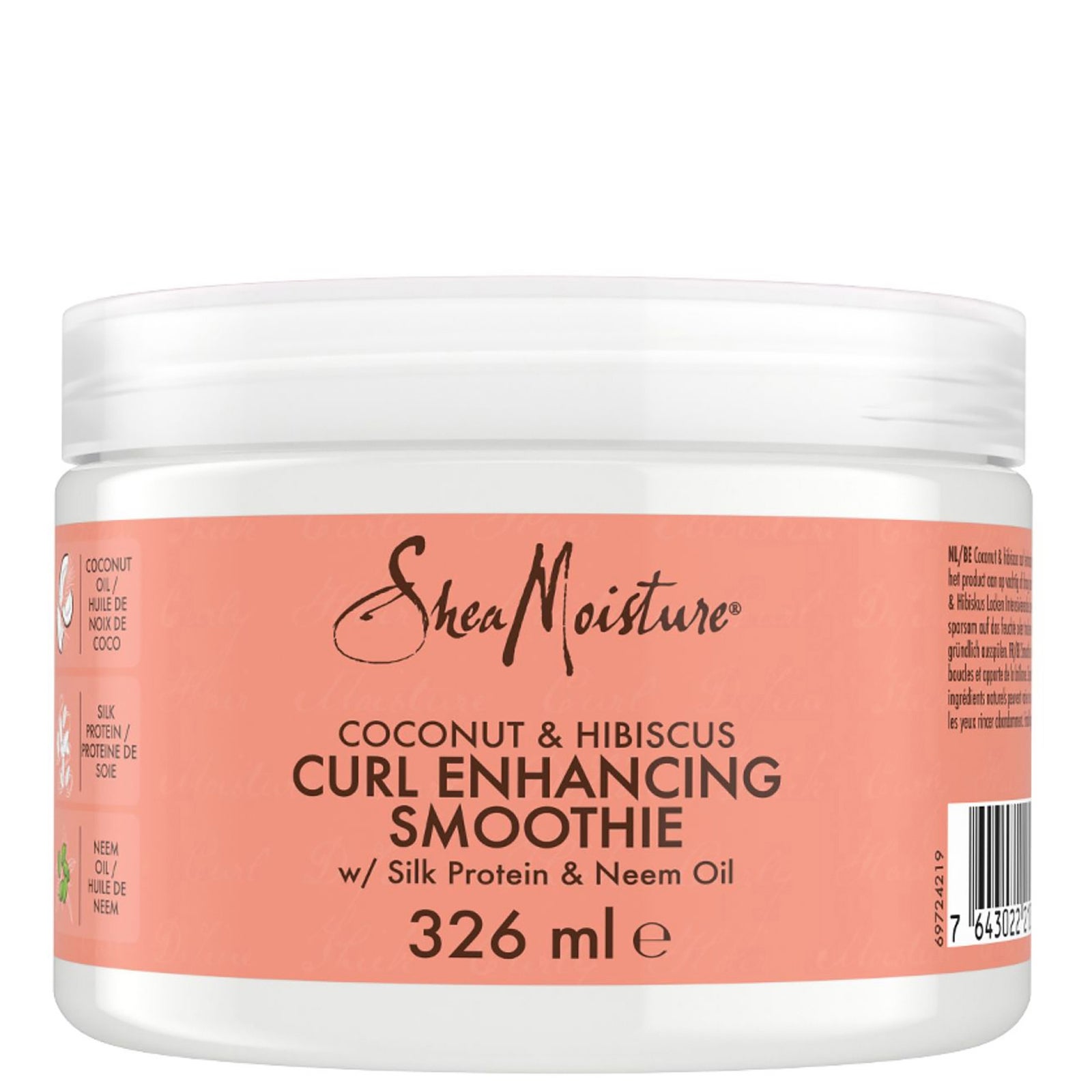 Smoothie Realzador de Rizos de Coco e Hibisco de Shea Moisture 326 ml